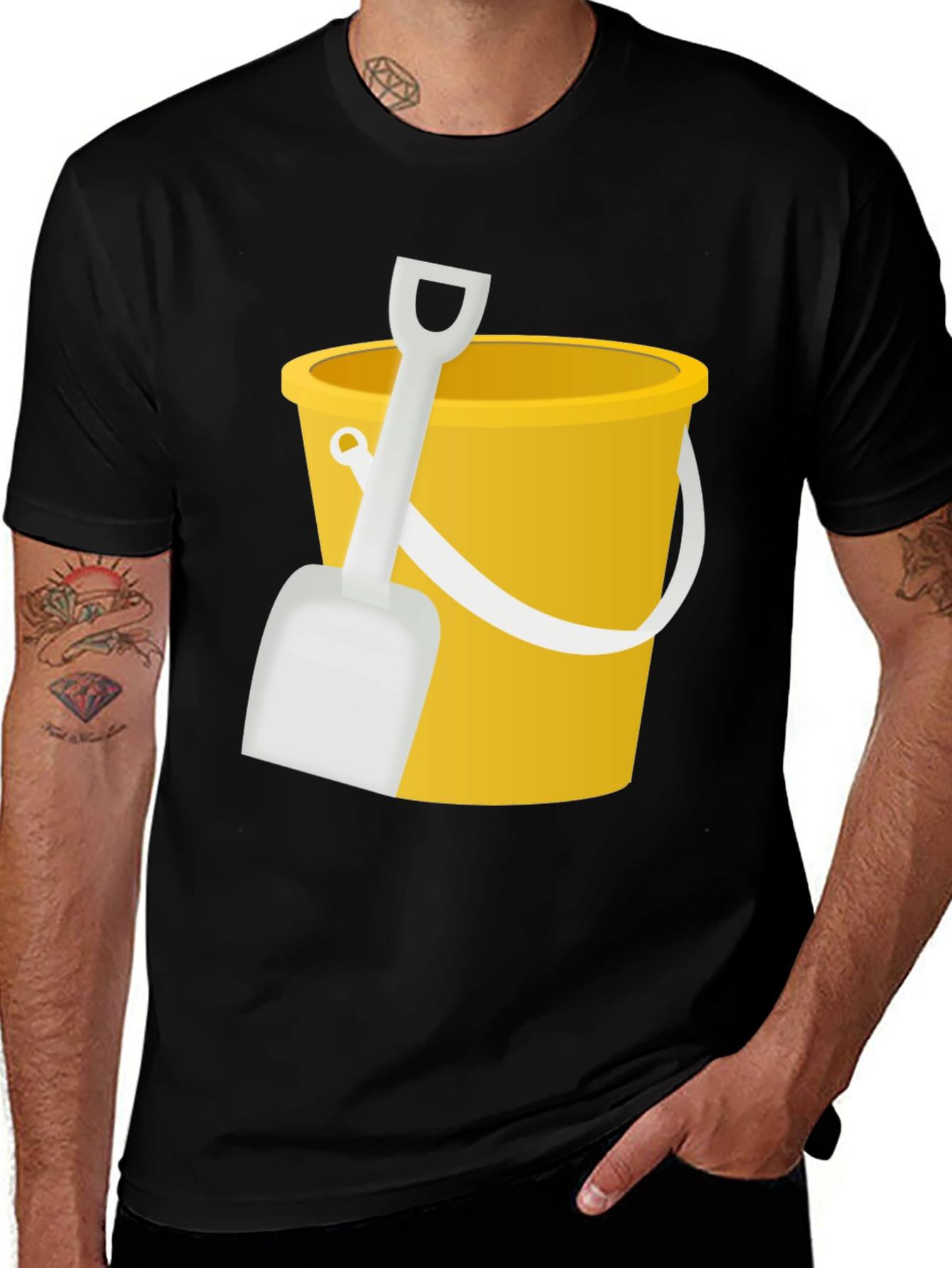 Beach Fun T-Shirt: Bucket & Spade Design