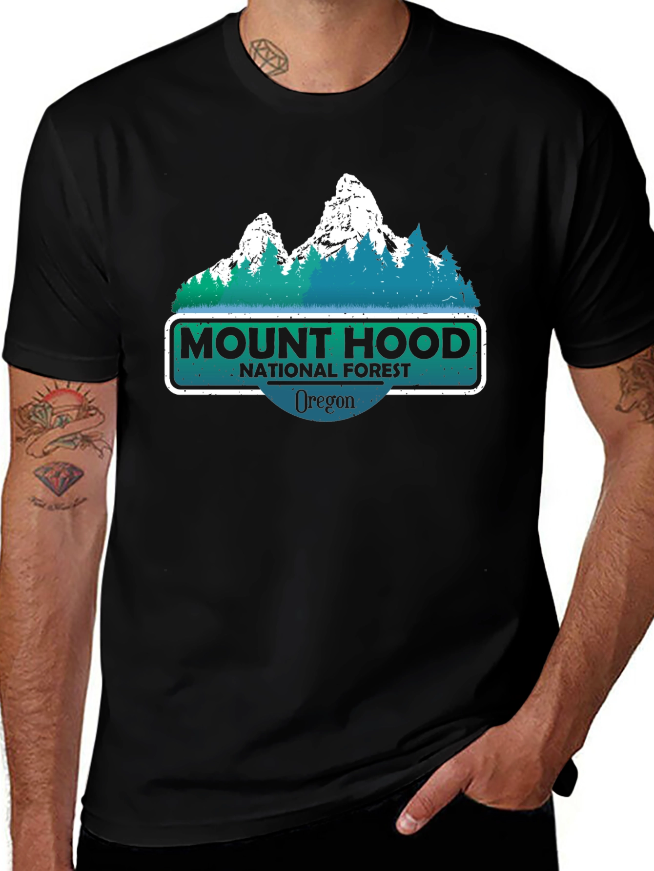 Mount Hood National Forest T-Shirt - Oregon Adventure Tee