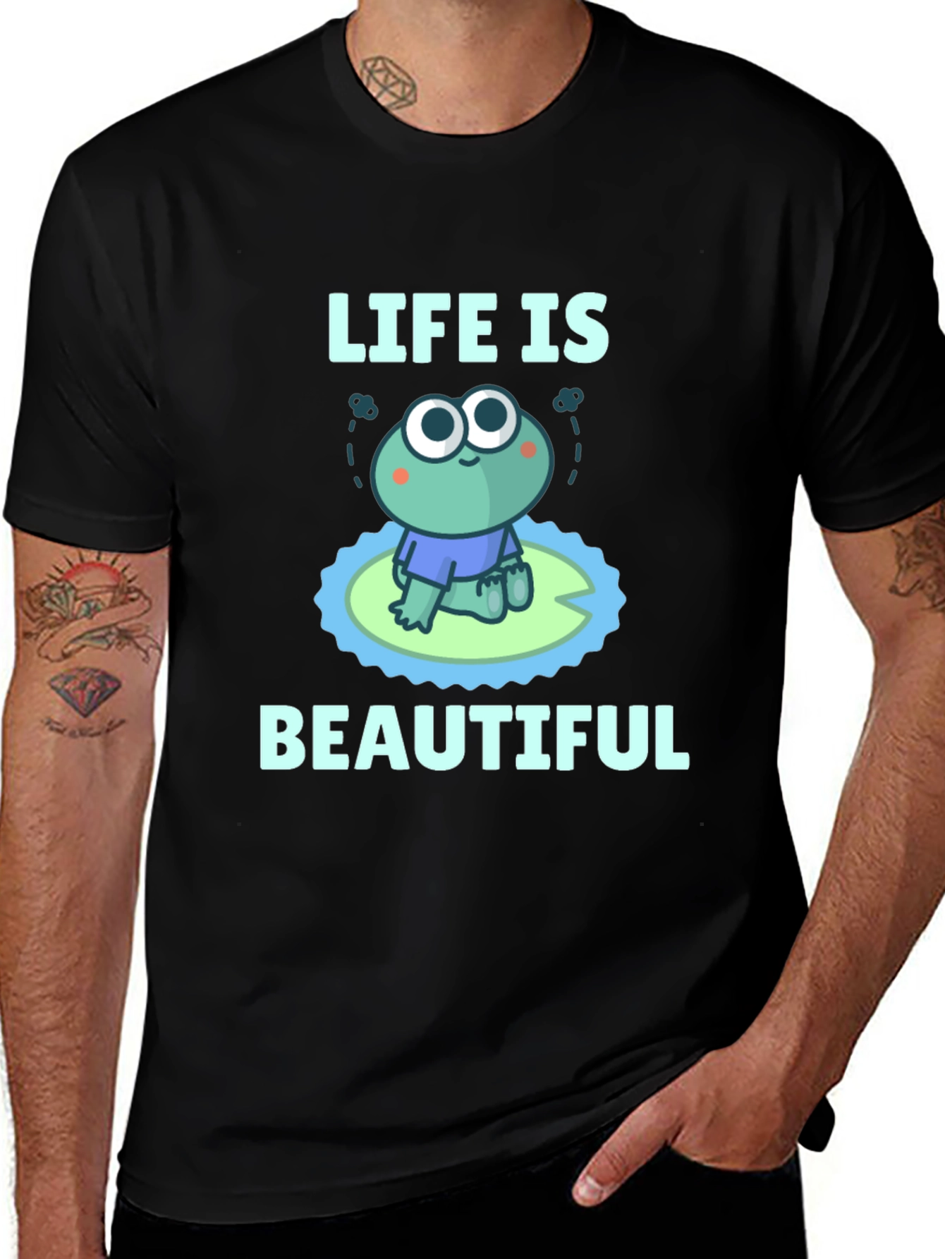 Variant 13 of Life is Beautiful Frog T-Shirt