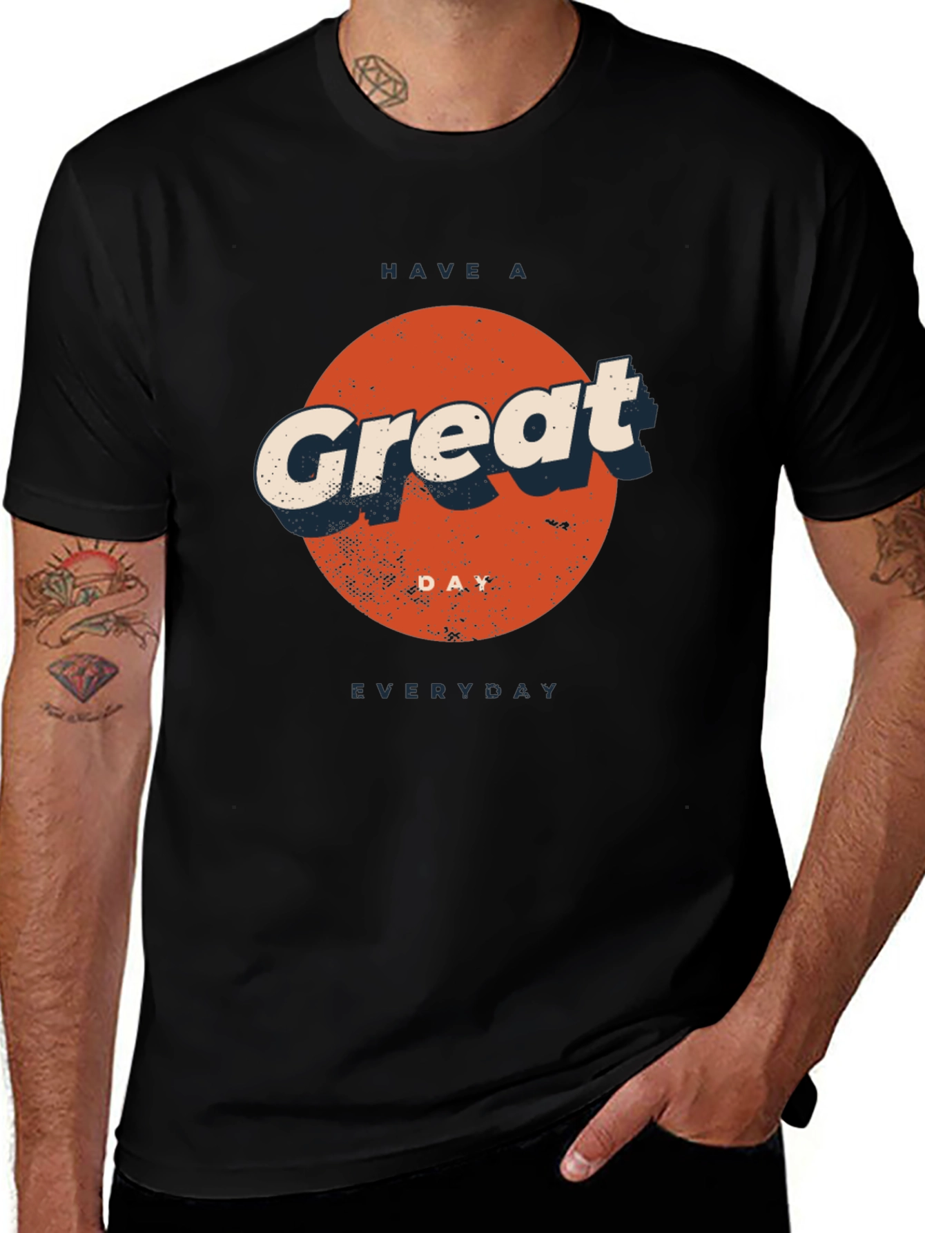 Variant 14 of Have a Great Day T-Shirt, Retro Graphic Tee