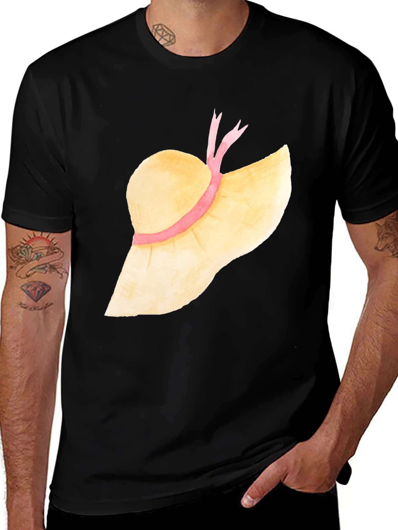 Variant 11 of Sun Hat Graphic Tee - Stylish Summer T-Shirt