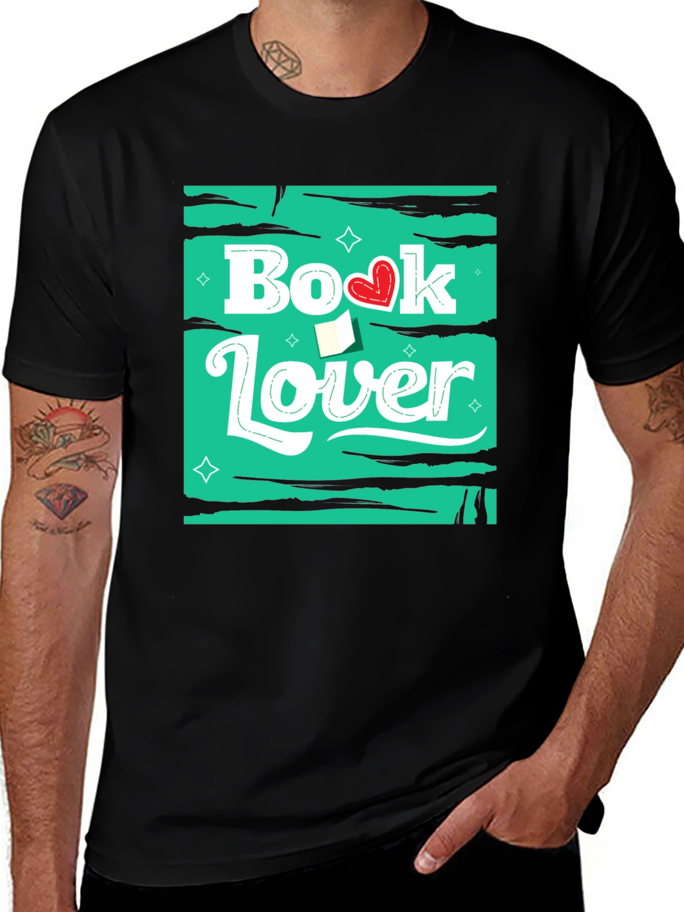 Variant 10 of Book Lover Graphic Tee - Reader's Delight