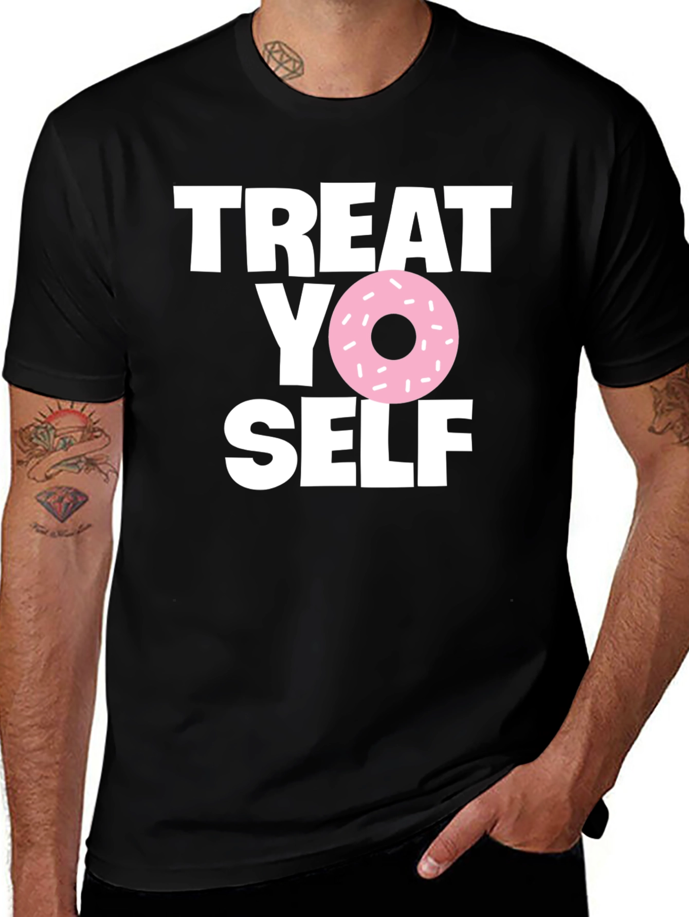 Variant 6 of Treat Yo Self Donut T-Shirt