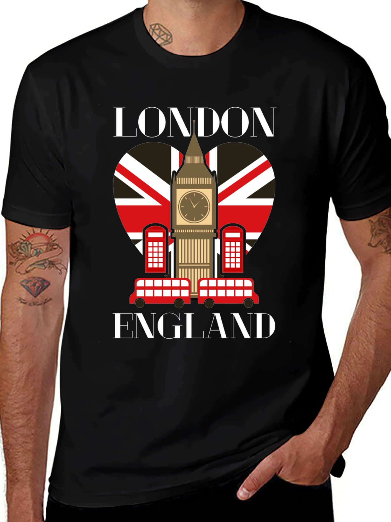 London England Heart T-Shirt