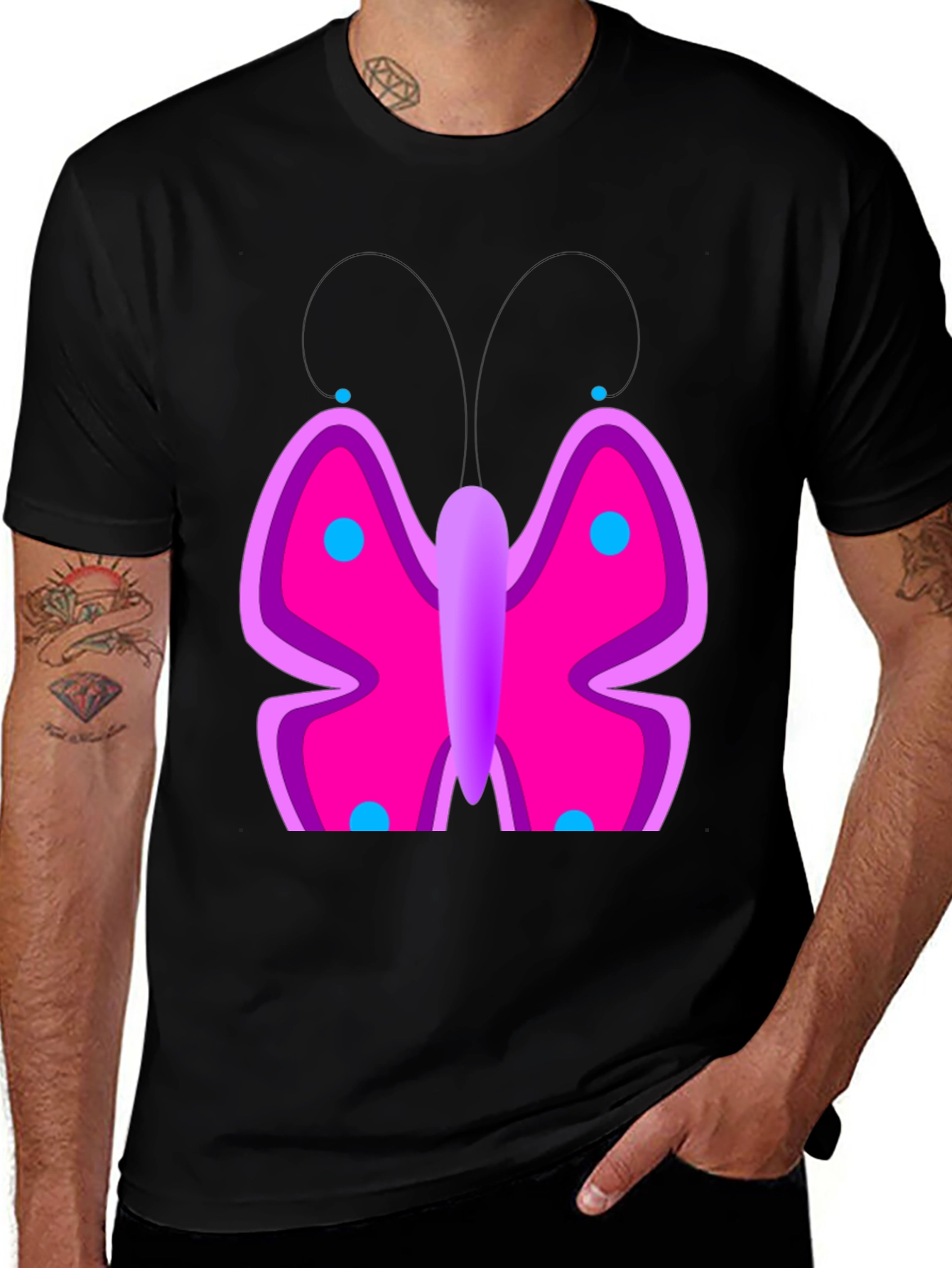 Variant 17 of Butterfly Graphic Tee - Fun and Stylish