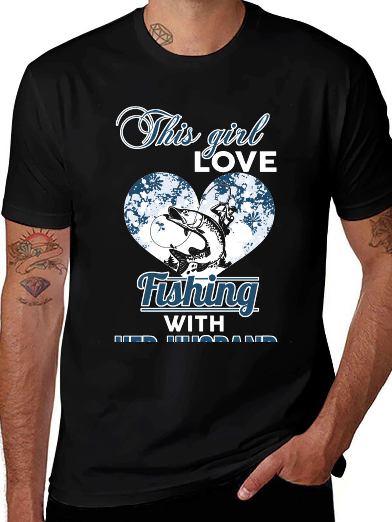 Fishing Girl Love T-Shirt