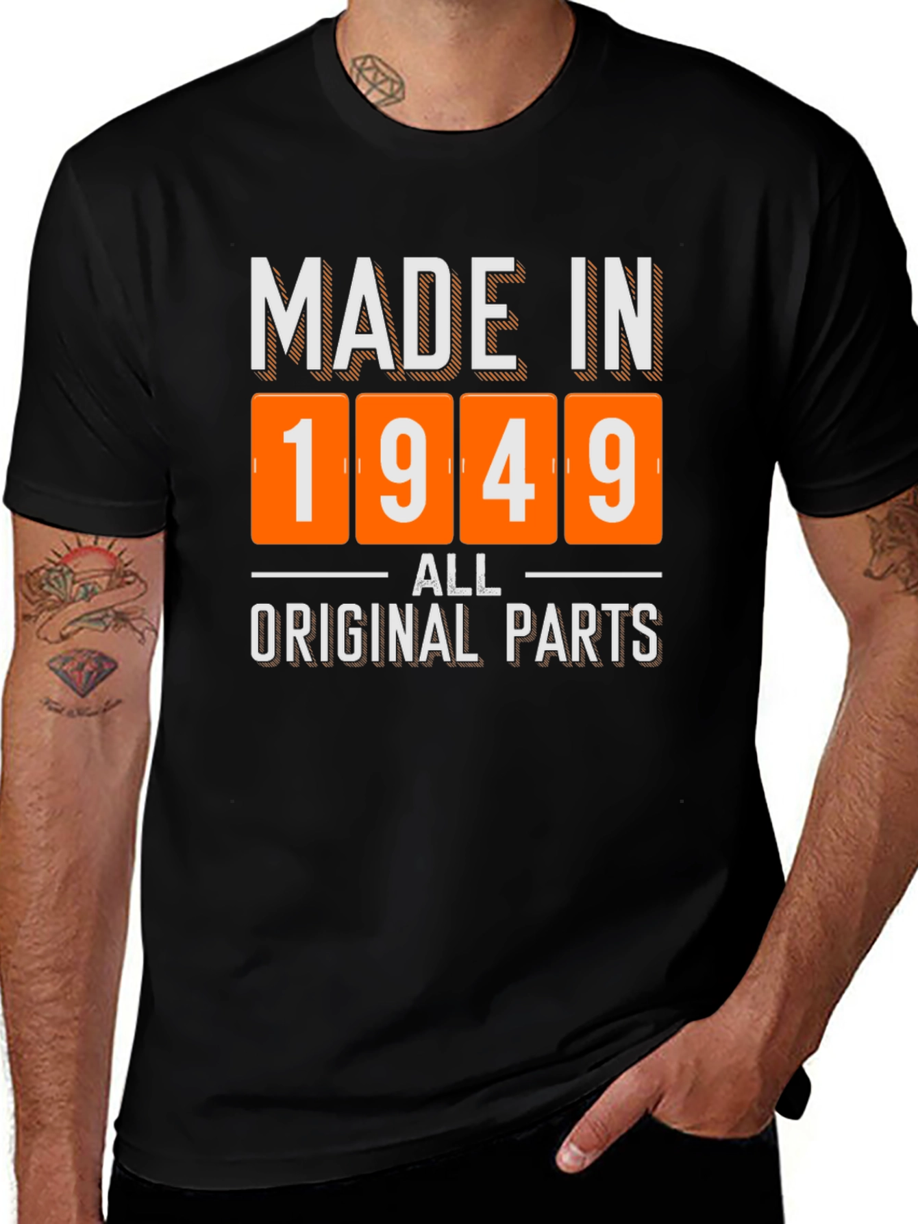 Variant 15 of Made in 1949 All Original Parts T-Shirt