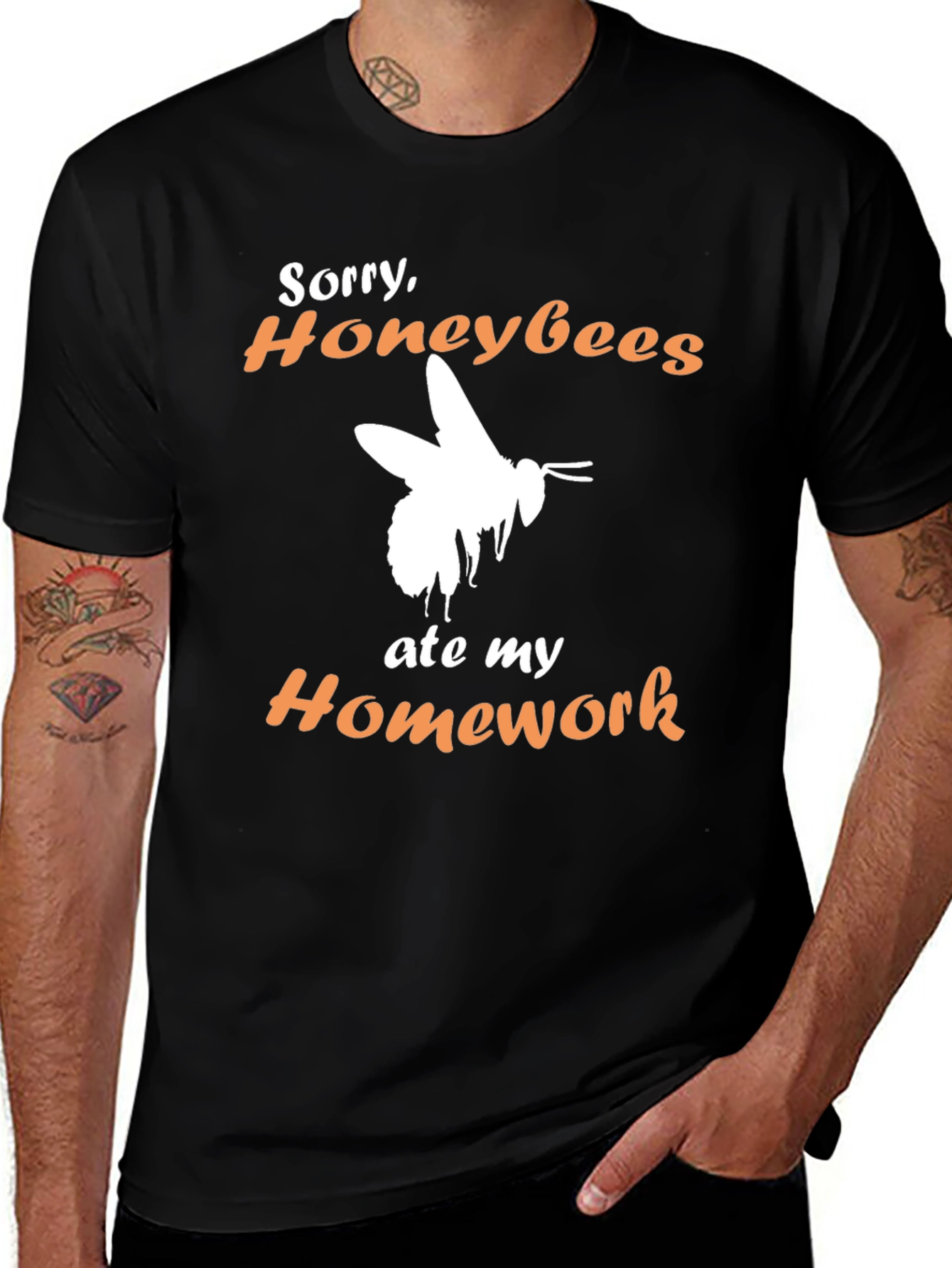 Variant 10 of Honeybees Ate My Homework - Funny T-Shirt