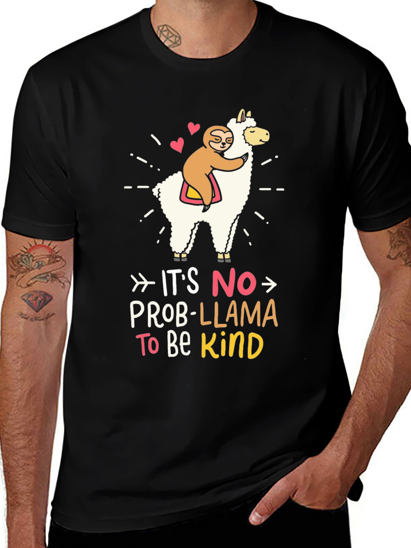 Variant 15 of It's No Prob-Llama To Be Kind T-Shirt