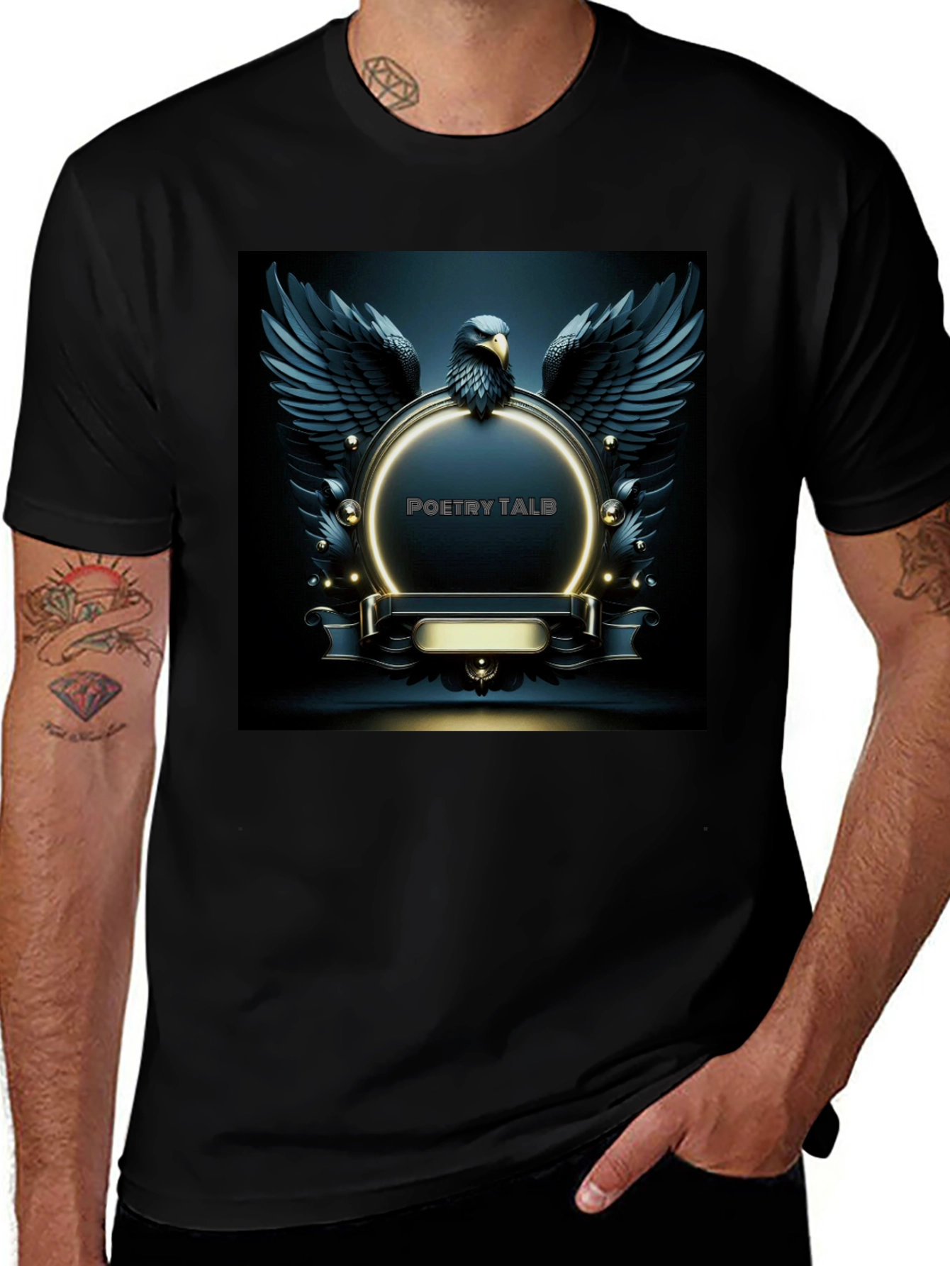 Variant 22 of Eagle Poetry T-Shirt