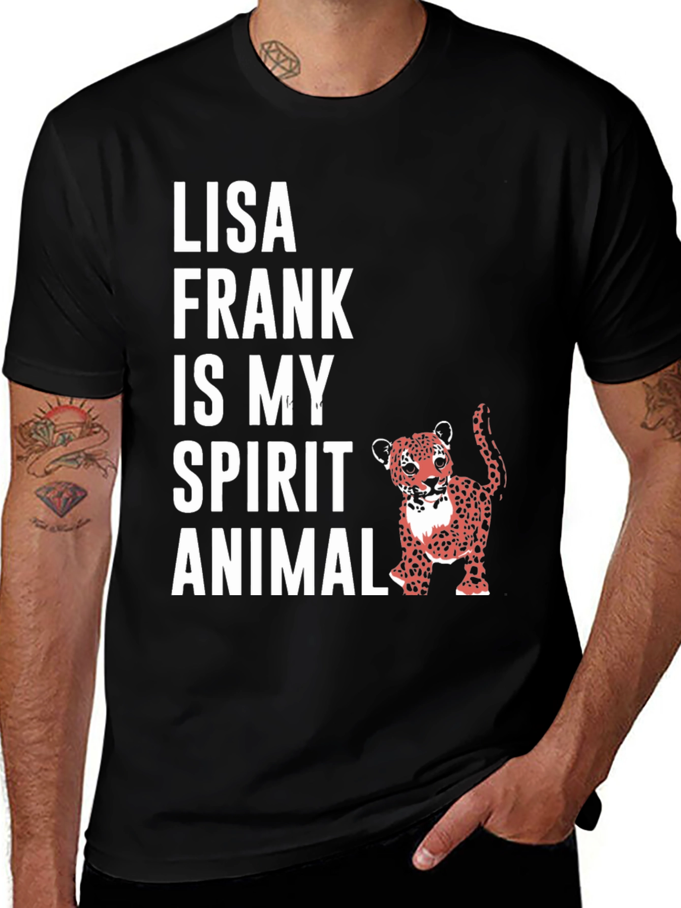 Lisa Frank Leopard Spirit Animal T-Shirt