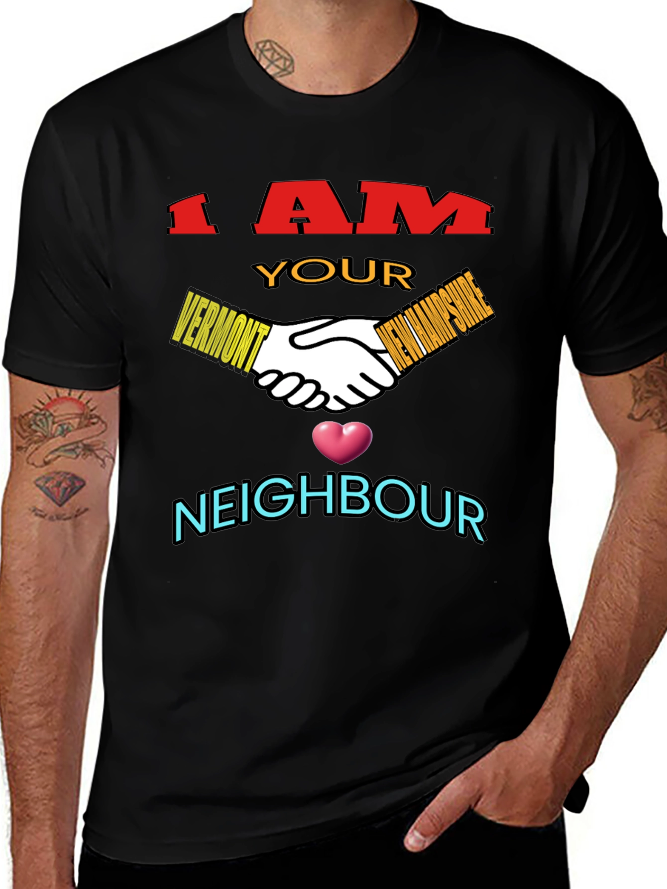 Vermont/New Hampshire Neighbour T-Shirt
