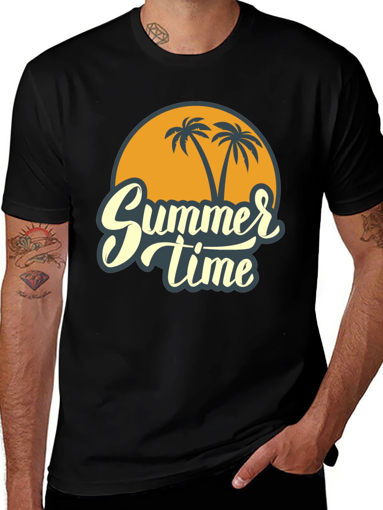 Variant 20 of Summer Time Graphic T-Shirt - Vacation Vibes