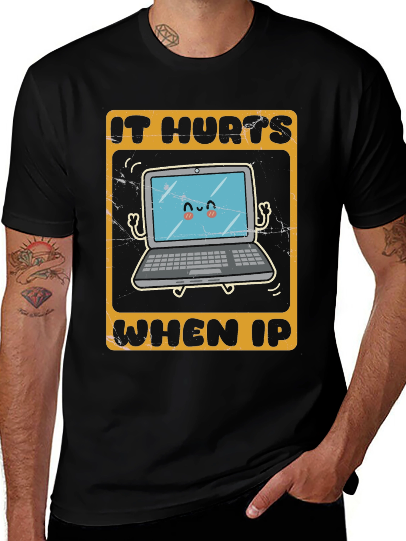Variant 19 of It Hurts When IP Funny Tech T-Shirt