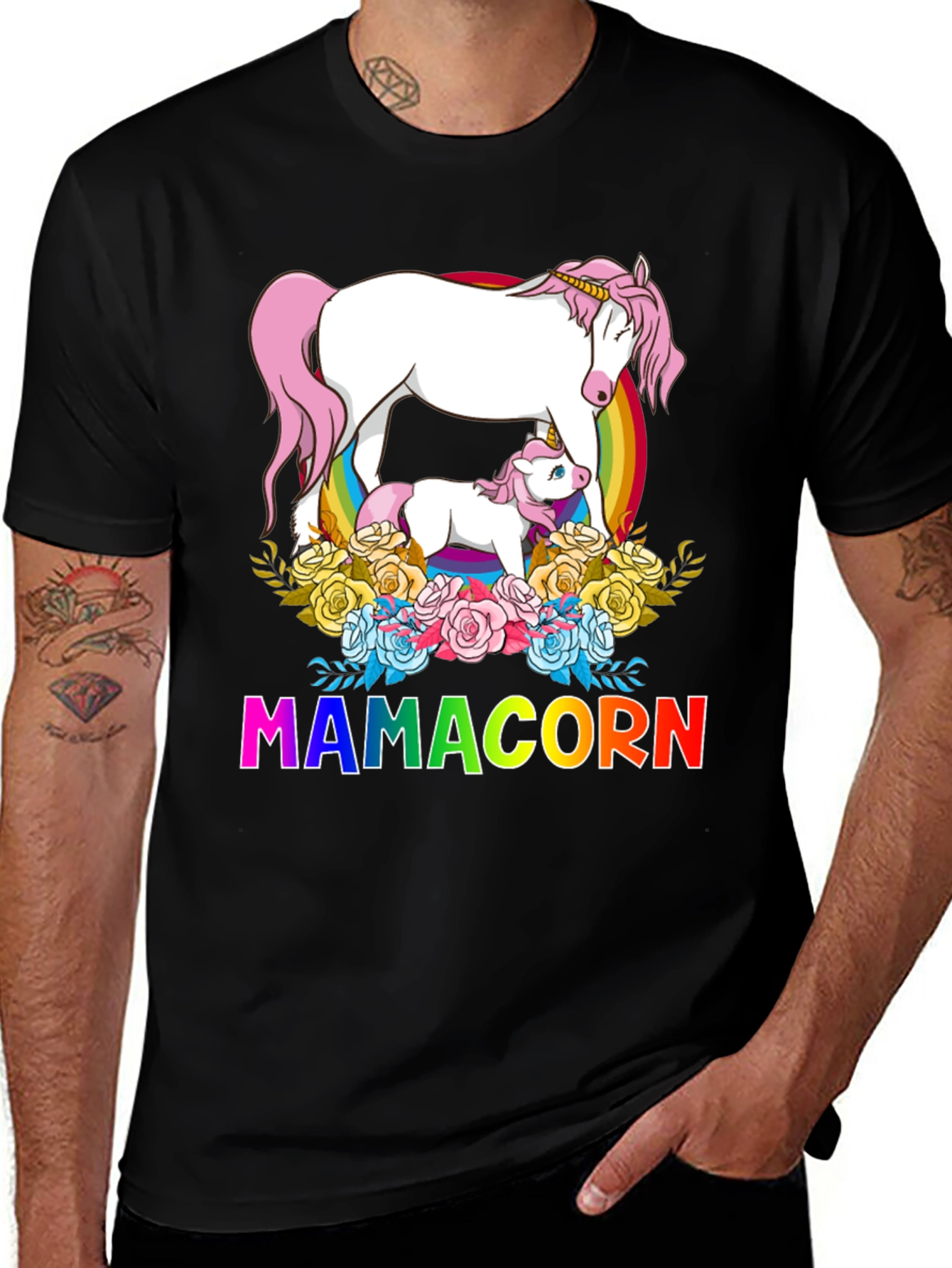 Variant 26 of Mamacorn Unicorn Graphic T-Shirt