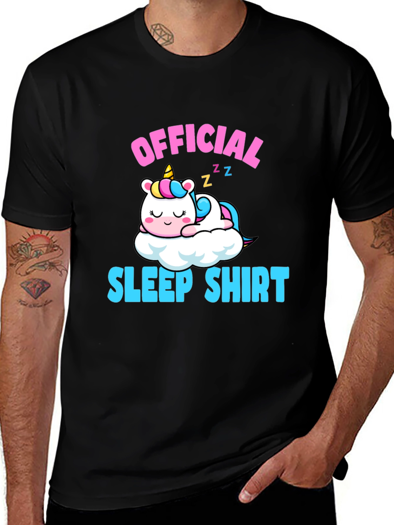 Official Sleep Shirt Unicorn T-Shirt