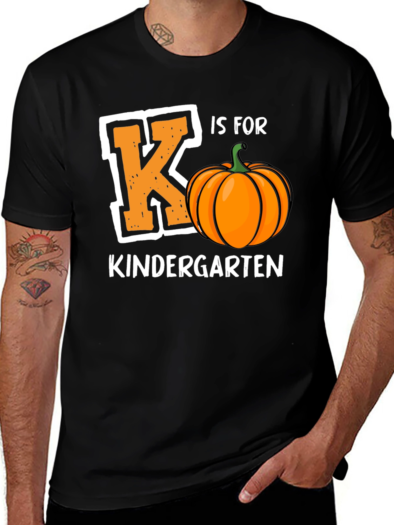 Variant 23 of K is for Kindergarten Pumpkin T-Shirt