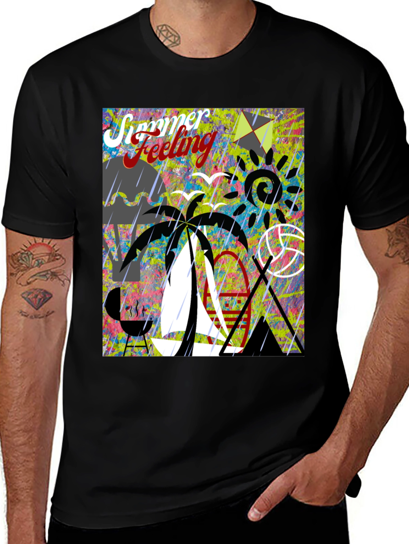 Variant 13 of Summer Feeling Graphic Tee