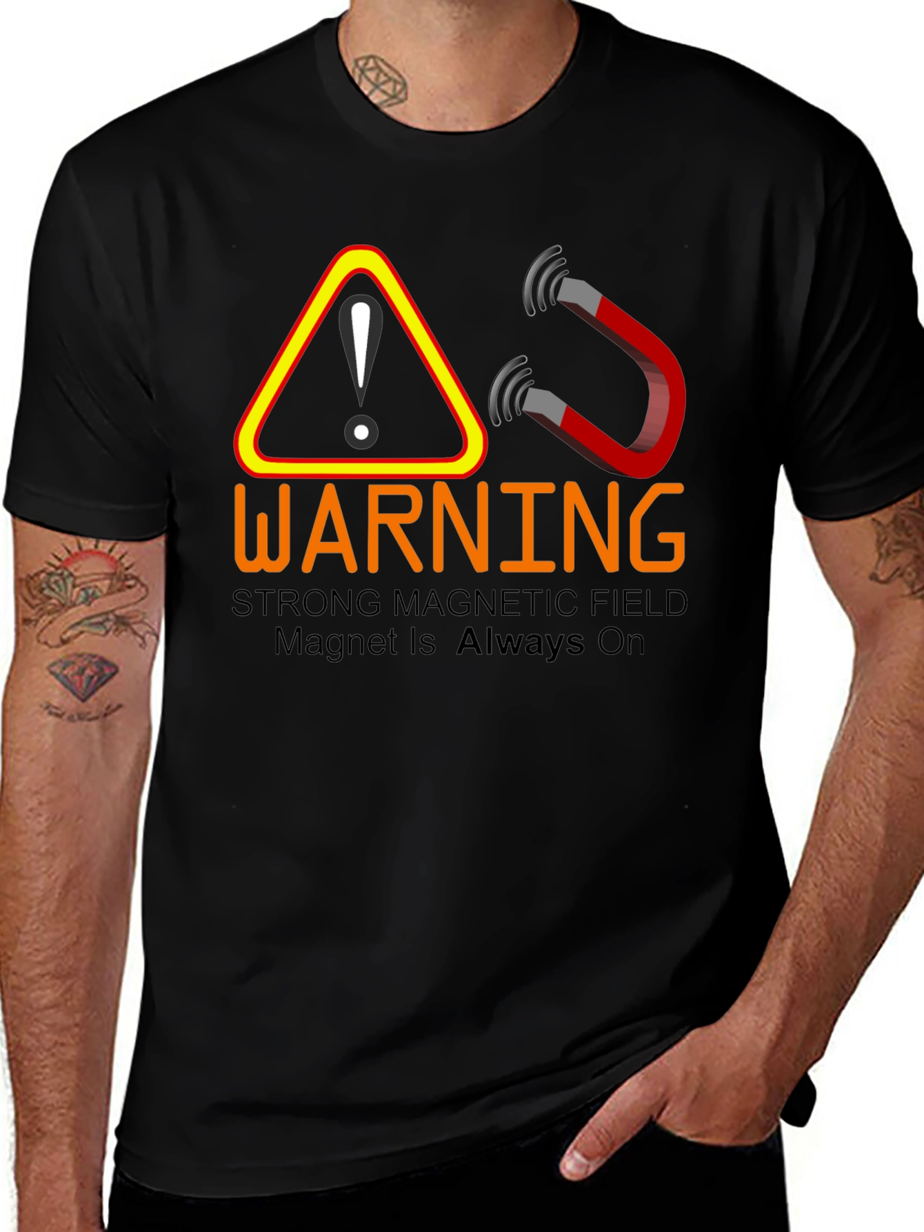 Warning: Strong Magnetic Field T-Shirt