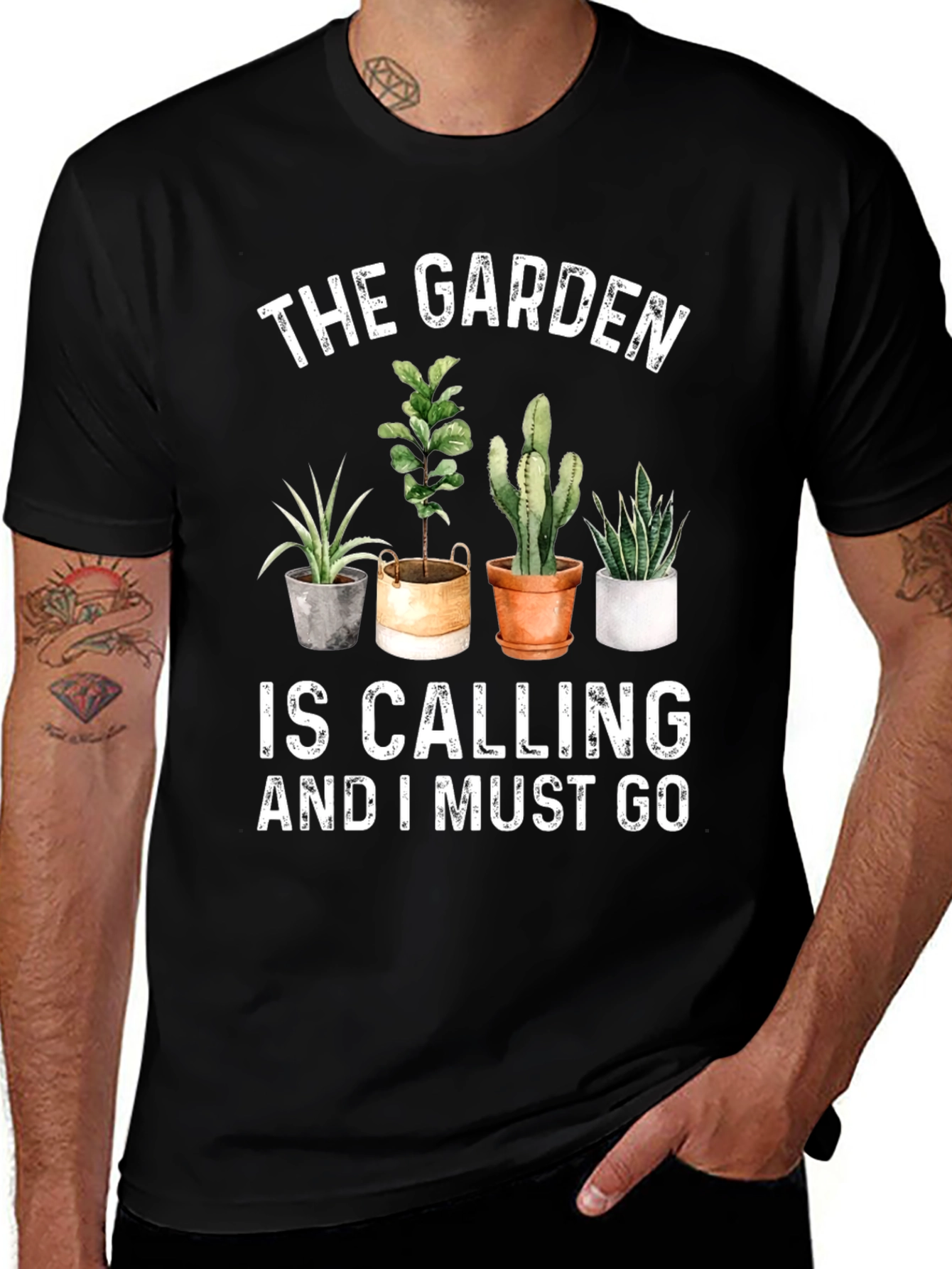 Variant 22 of Gardening T-Shirt: The Garden Is Calling