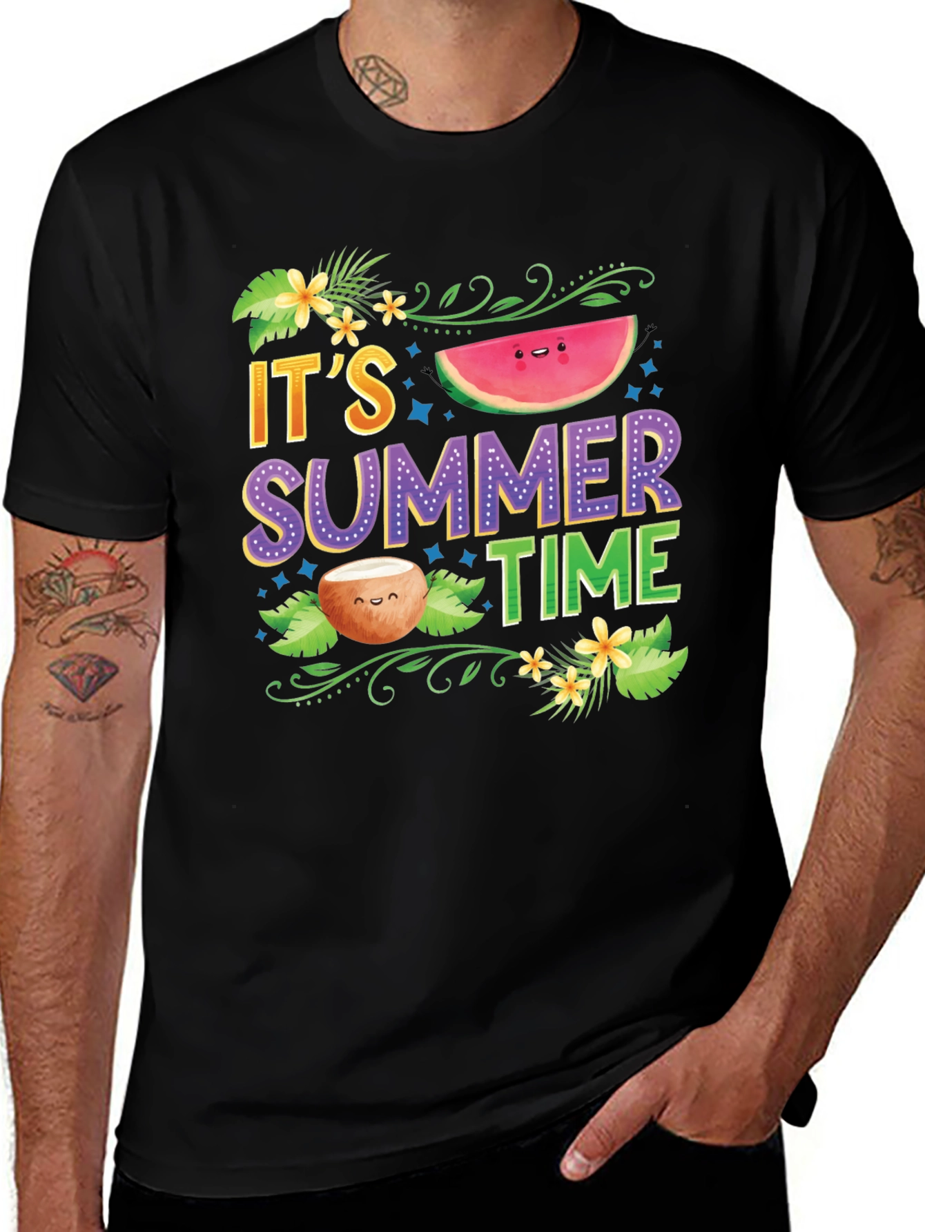 Variant 3 of It's Summer Time Graphic T-Shirt
