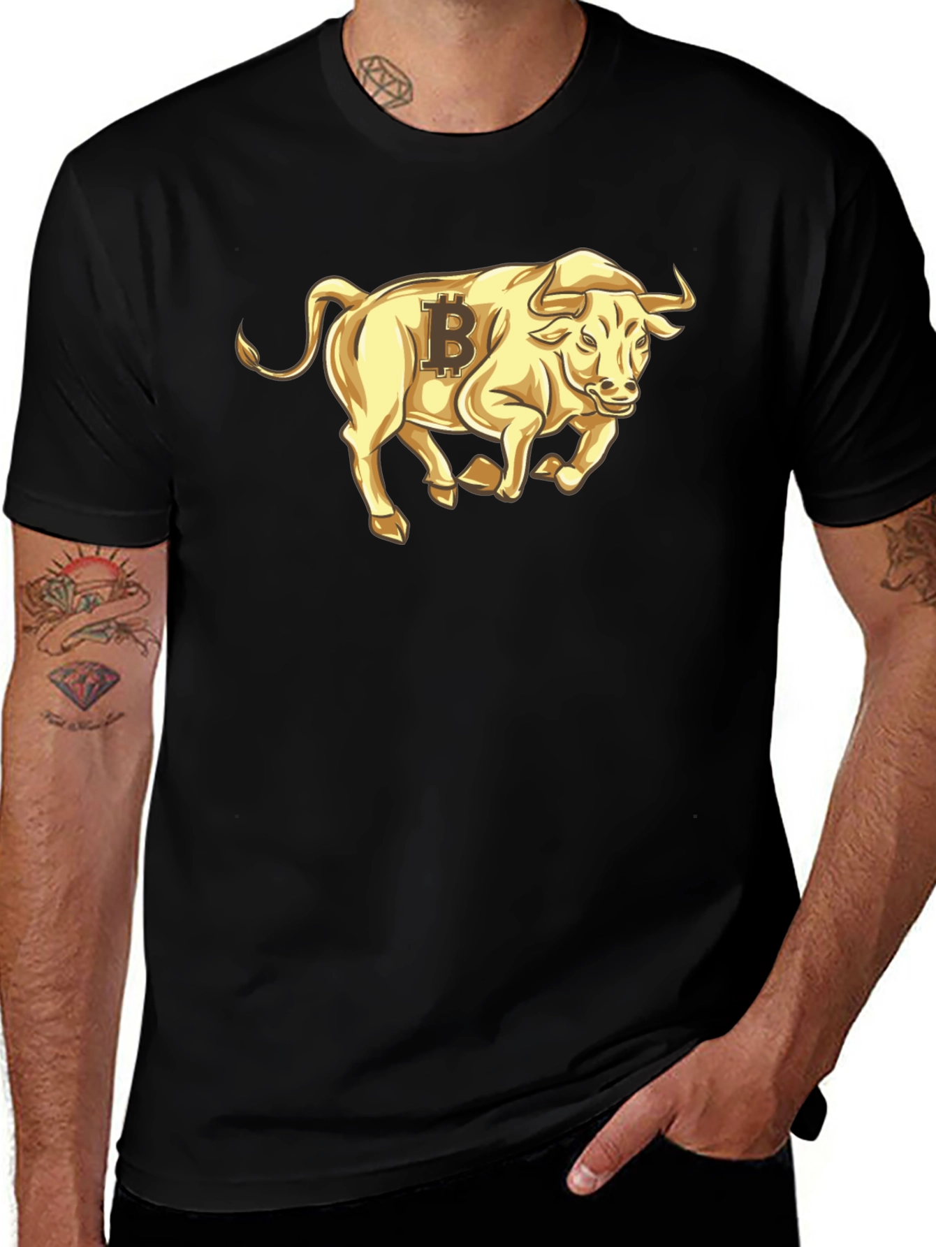 Bitcoin Bull T-Shirt - Crypto Investor Apparel