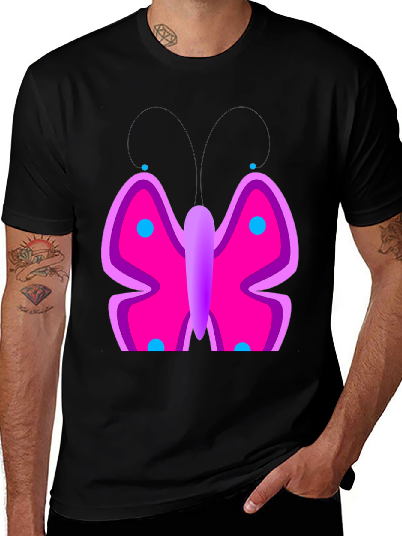 Variant 3 of Butterfly Graphic Tee - Fun & Stylish
