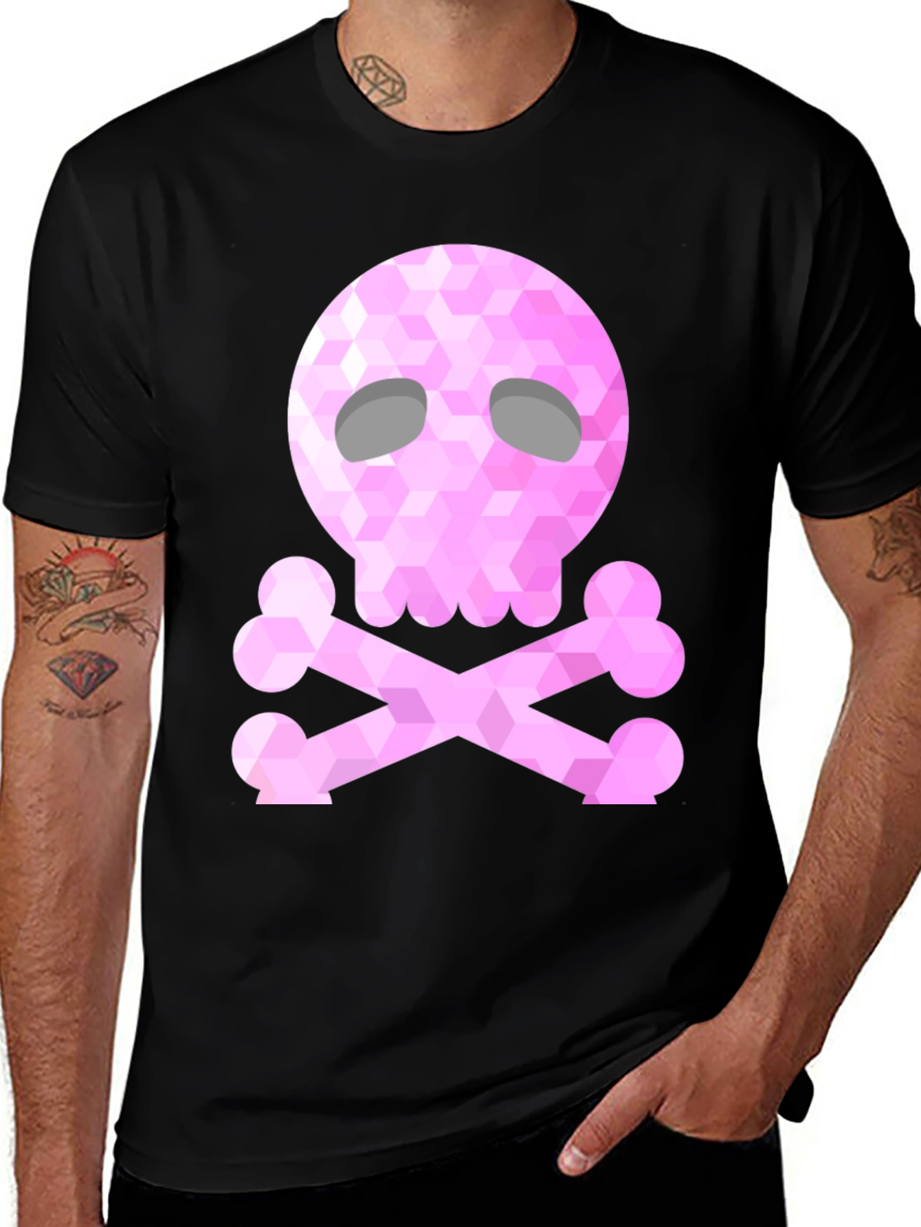 Variant 23 of Skull & Crossbones Graphic T-Shirt - Modern Design