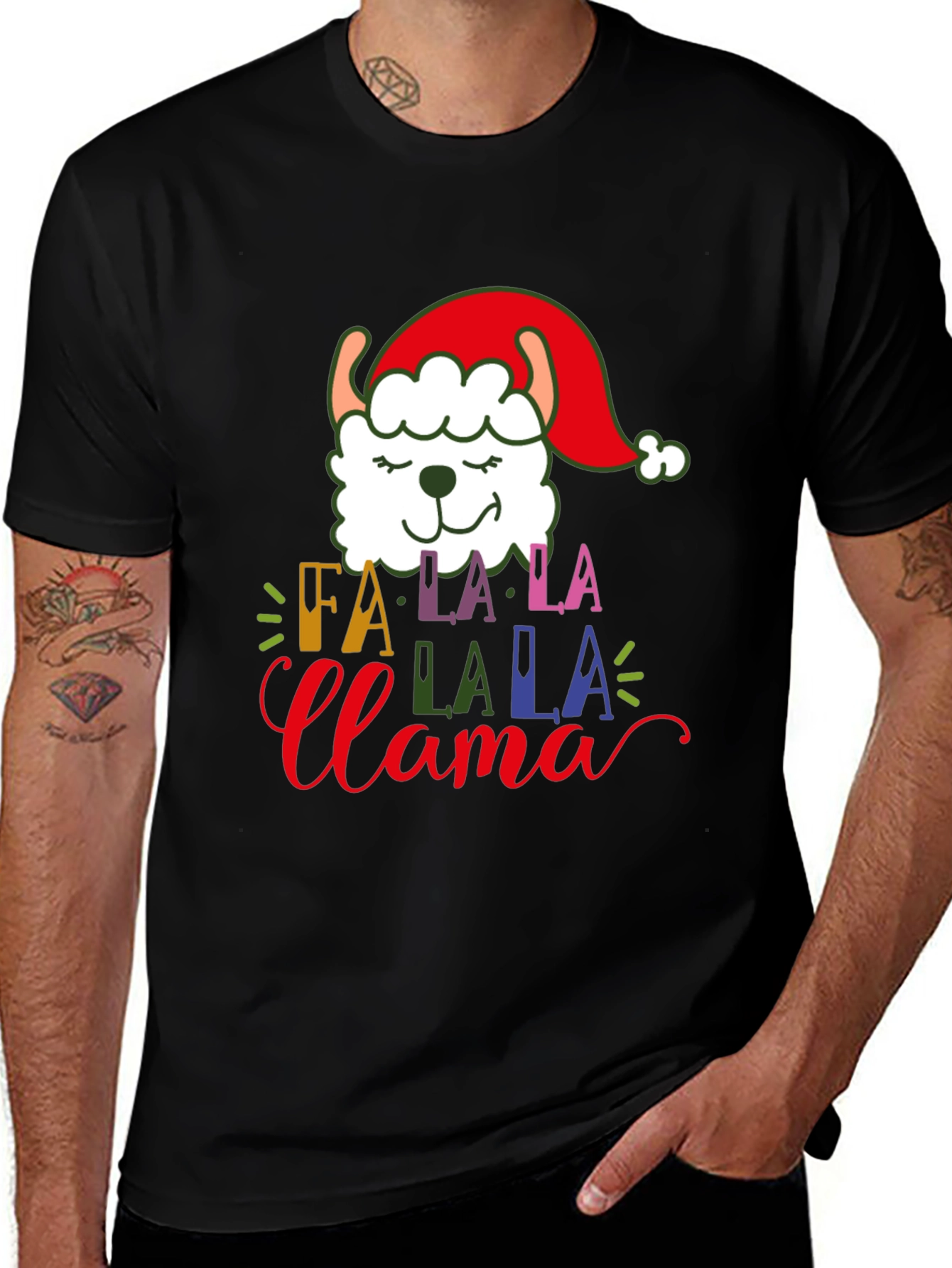 Fa La La Llama Christmas T-Shirt