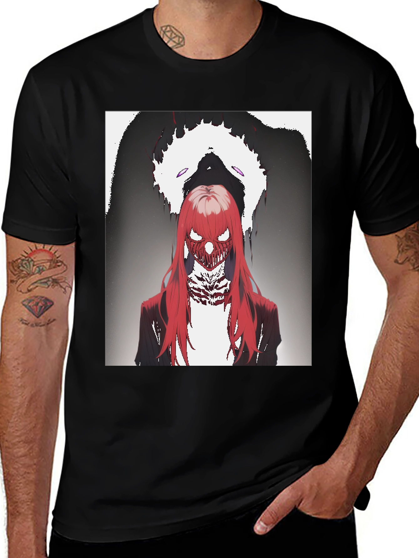 Variant 14 of Graphic Print Tee - Red Haired Demon