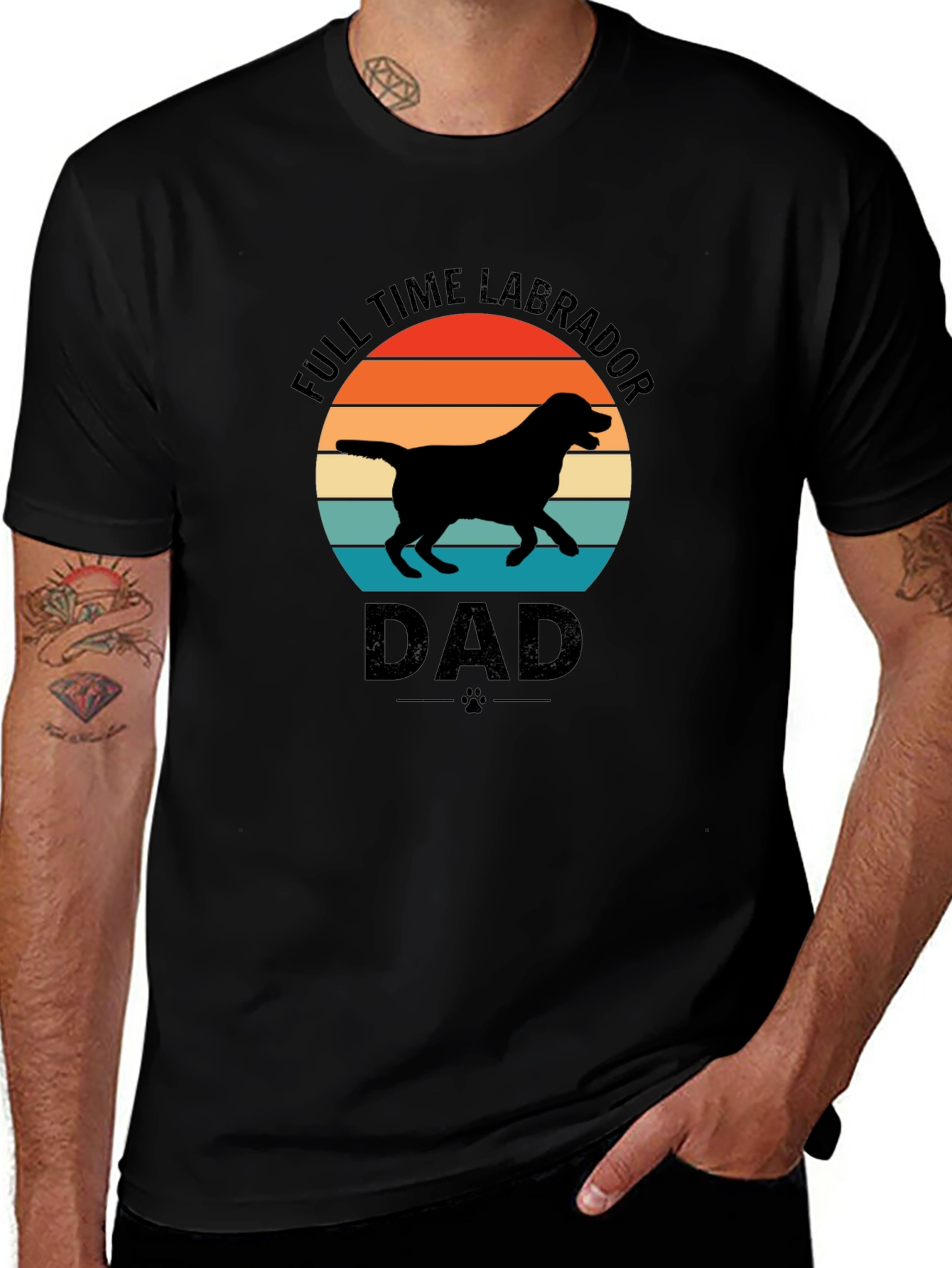 Full Time Labrador Dad T-Shirt