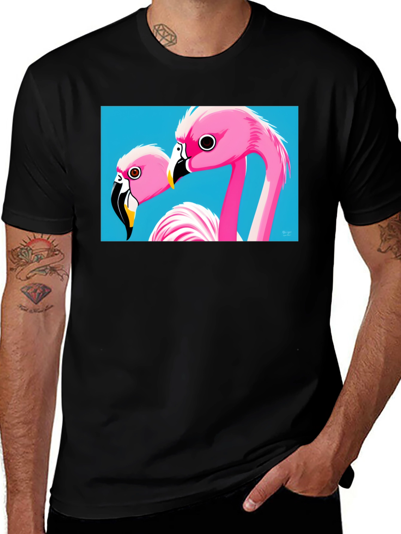 Variant 17 of Flamingo Graphic T-Shirt - Stylish & Unique Design