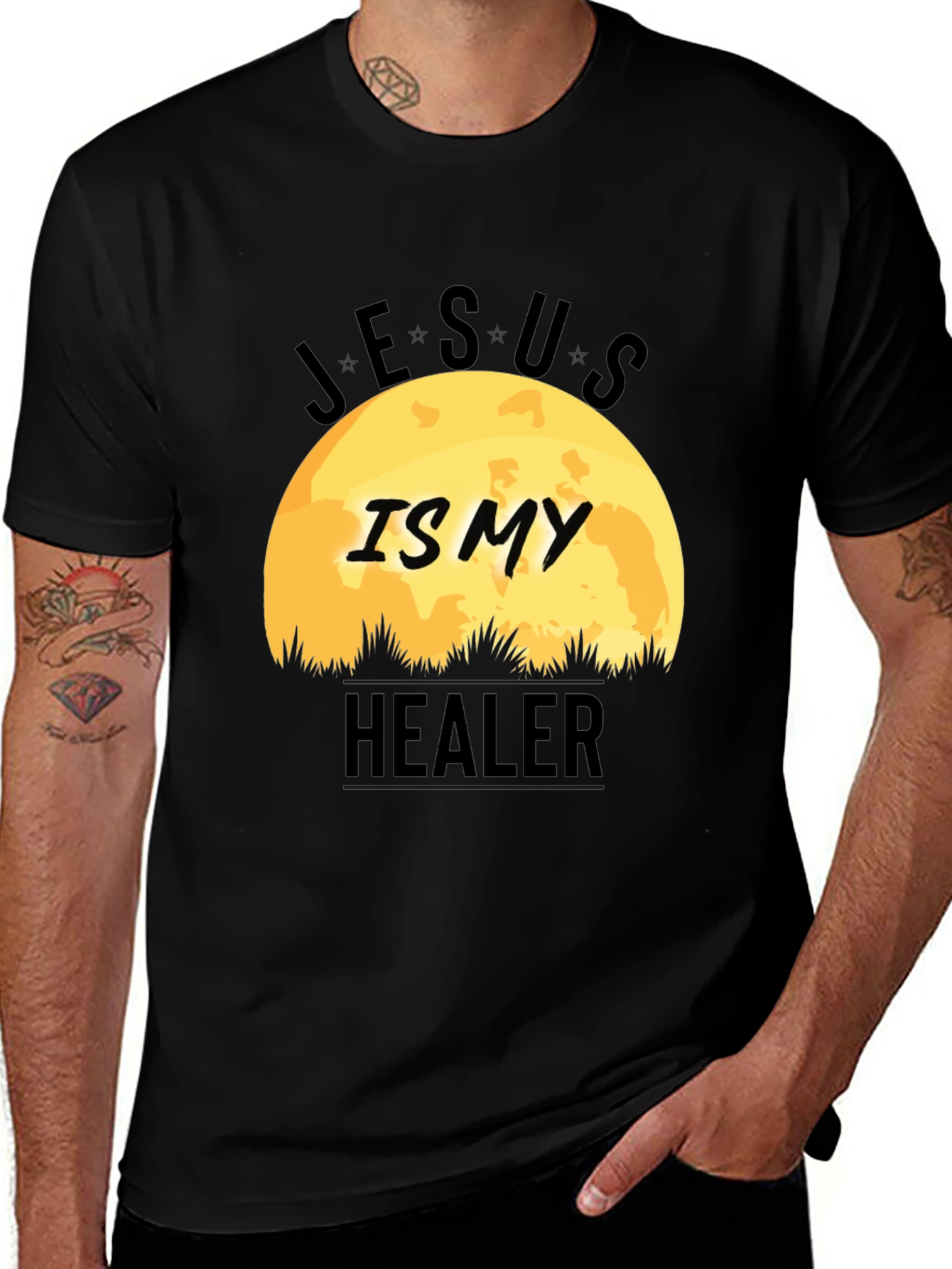 Jesus is My Healer Graphic Tee - Christian Apparel