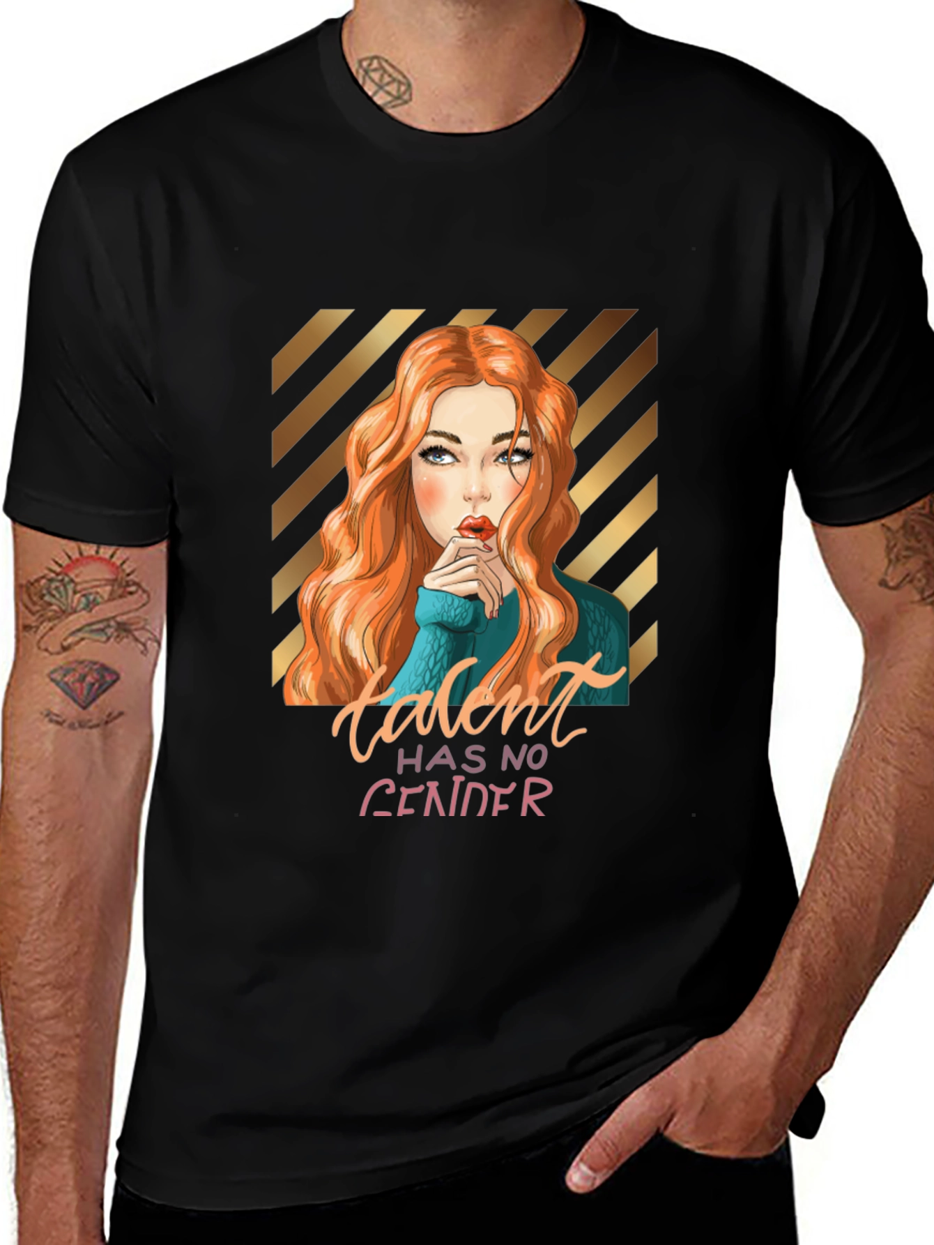 Variant 26 of Talent Has No Gender Graphic Tee - Unisex