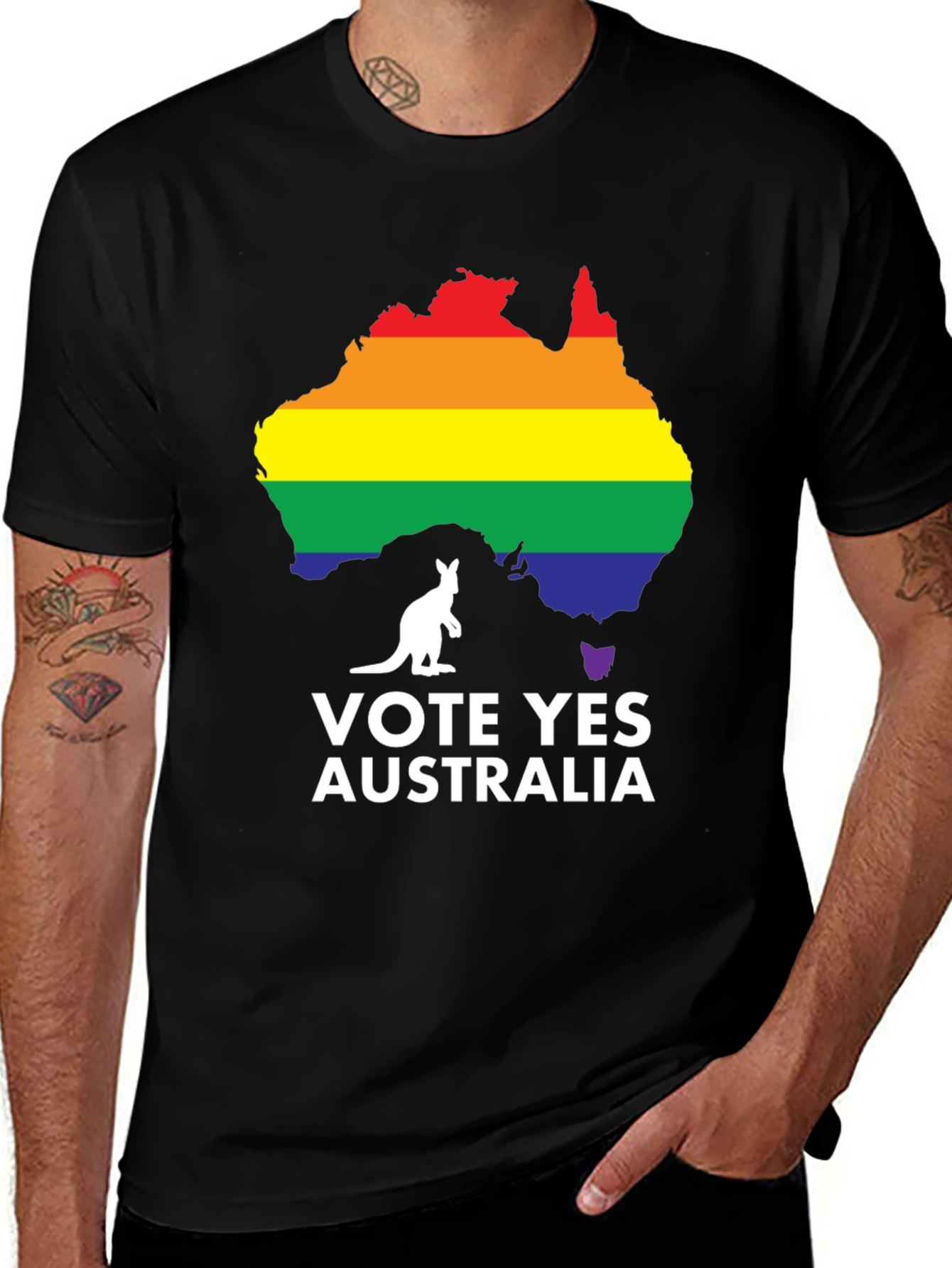 Vote Yes Australia LGBT Pride T-Shirt