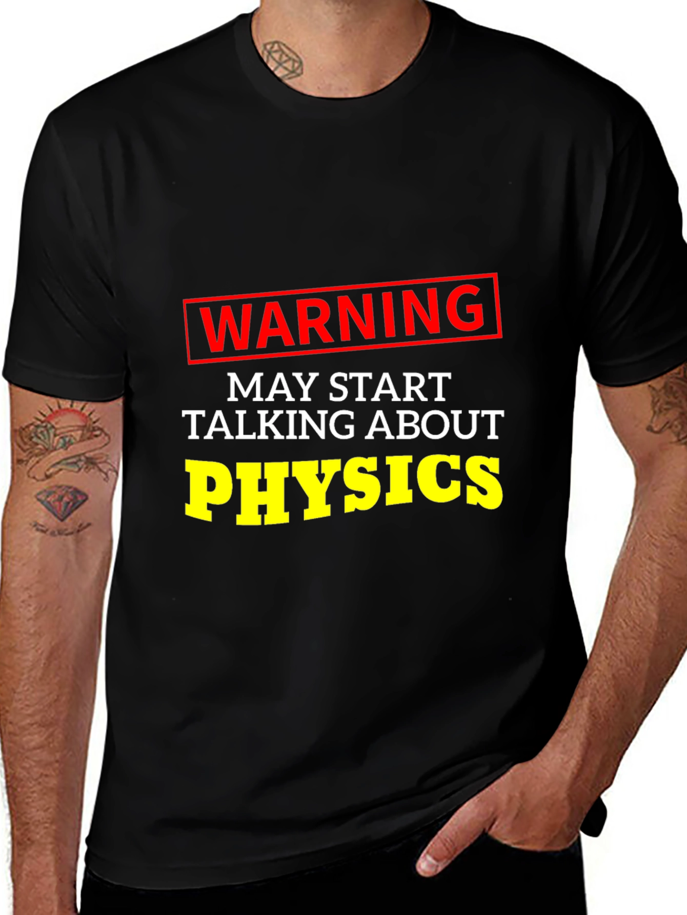 Variant 30 of Warning May Start Talking About Physics T-Shirt