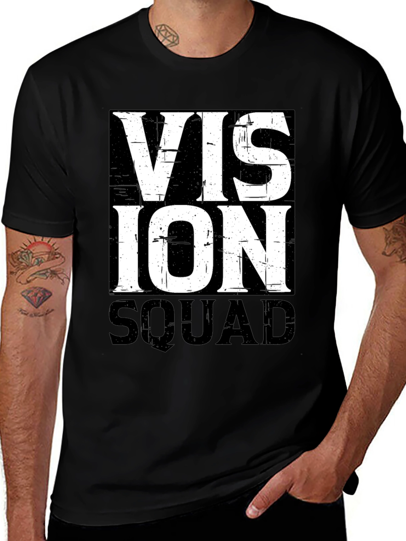 Vision Squad Graphic Tee - Bold Design