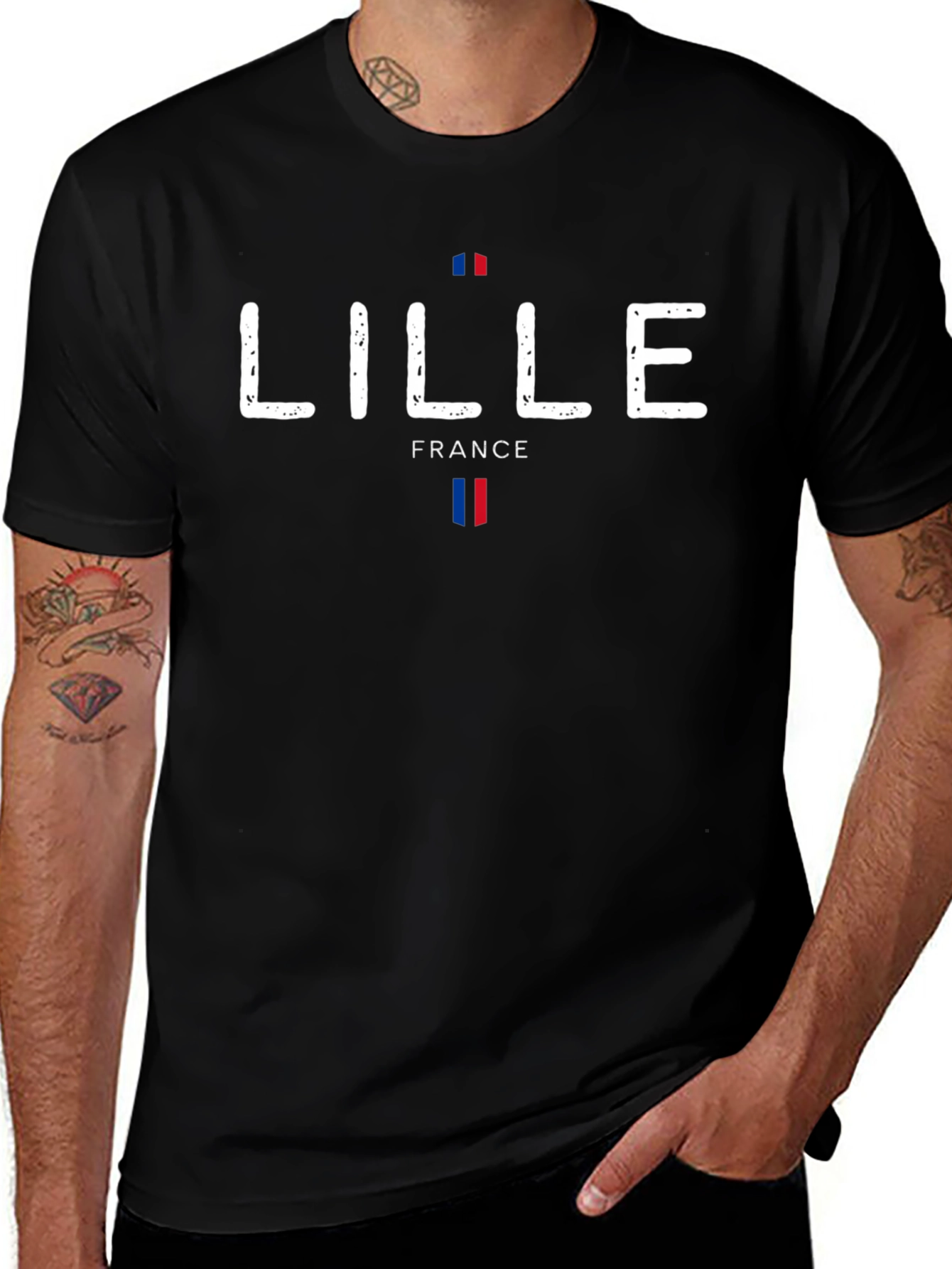 Variant 23 of Lille France Graphic Tee - Stylish City Pride T-Shirt