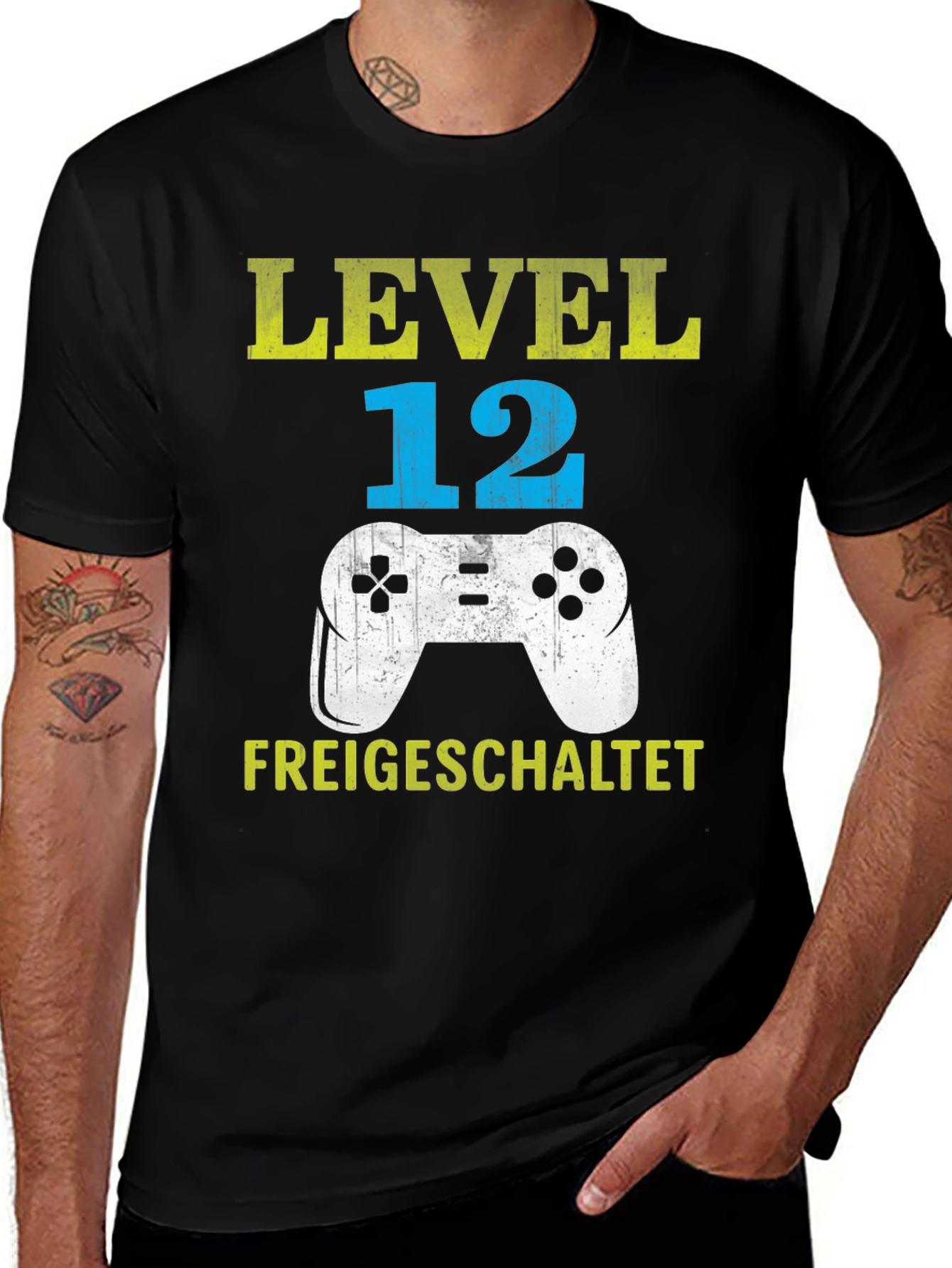 Variant 15 of Level 12 Unlocked Gaming T-Shirt