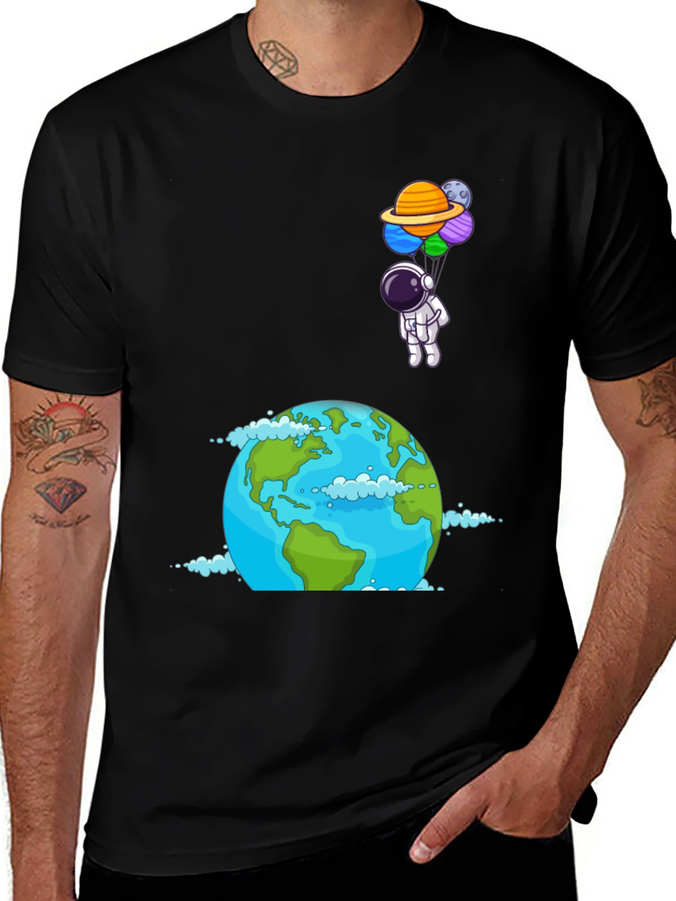 Astronaut Planet T-Shirt