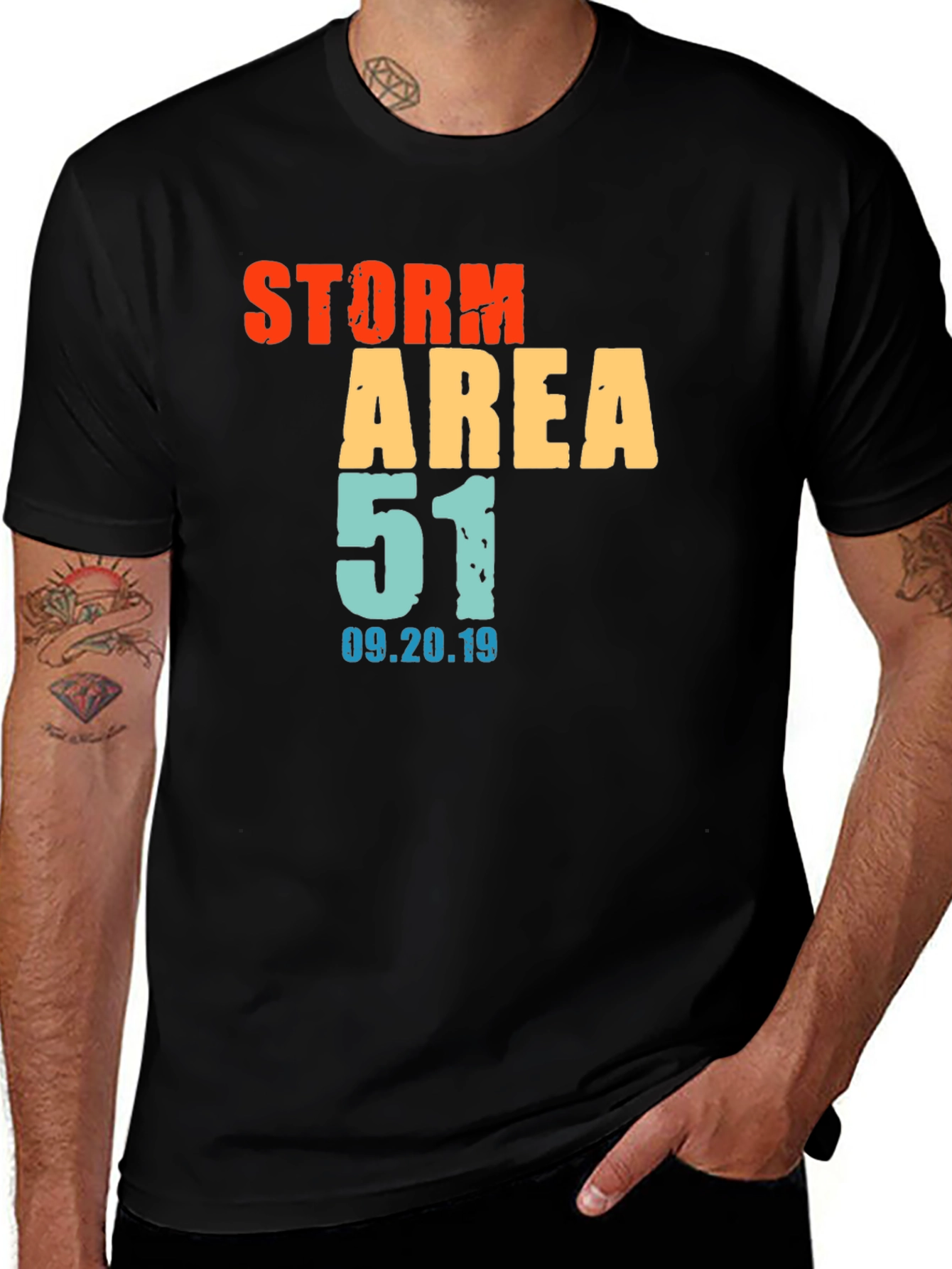 Storm Area 51 T-Shirt | Novelty Graphic Tee
