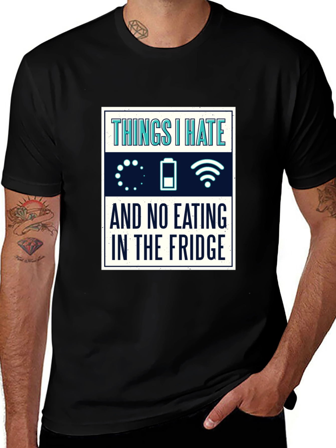 Variant 28 of Humorous "Things I Hate" Graphic T-Shirt