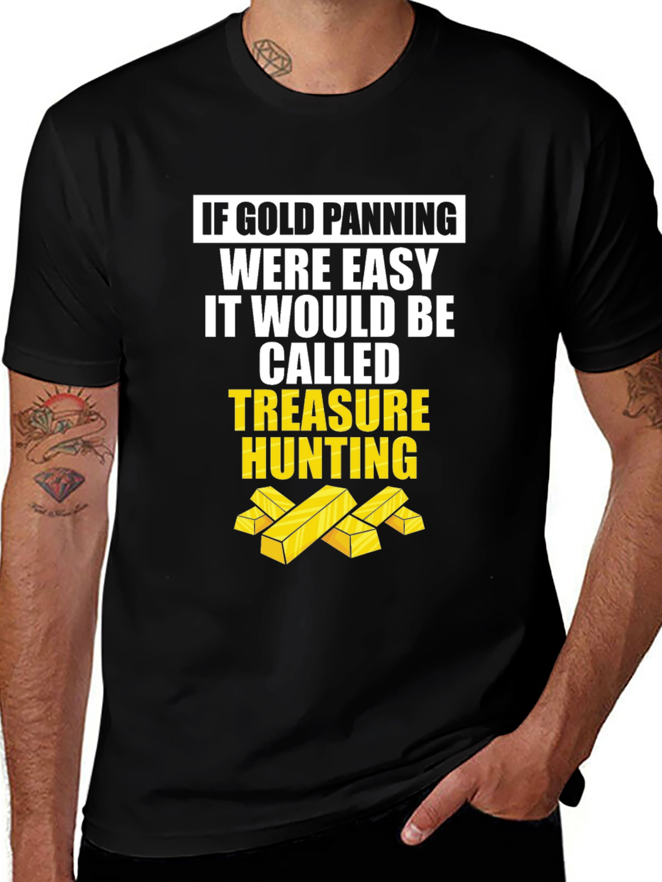 Variant 6 of Gold Panning Funny T-Shirt - Treasure Hunting Tee