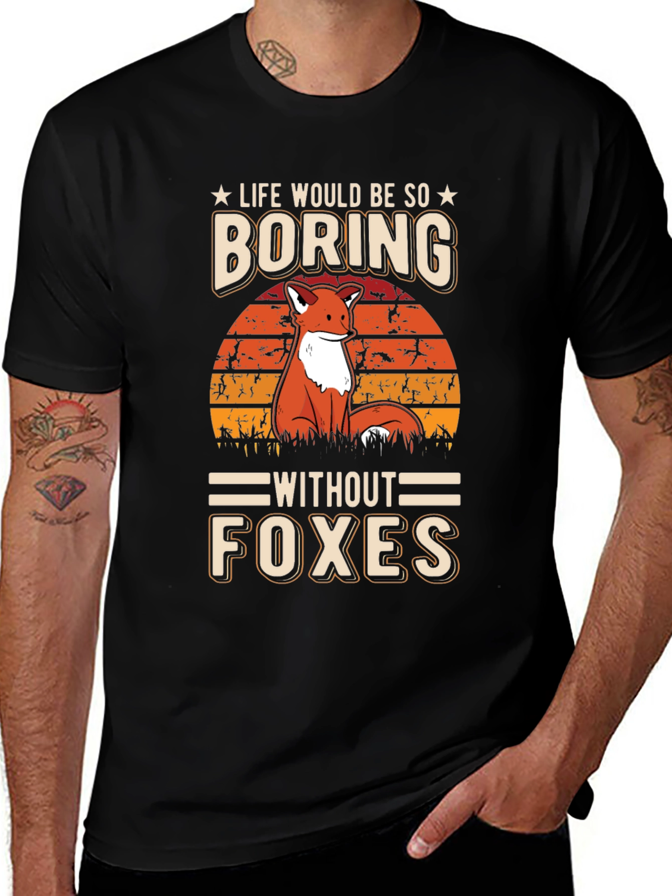 Variant 16 of Life Would Be So Boring Without Foxes T-Shirt