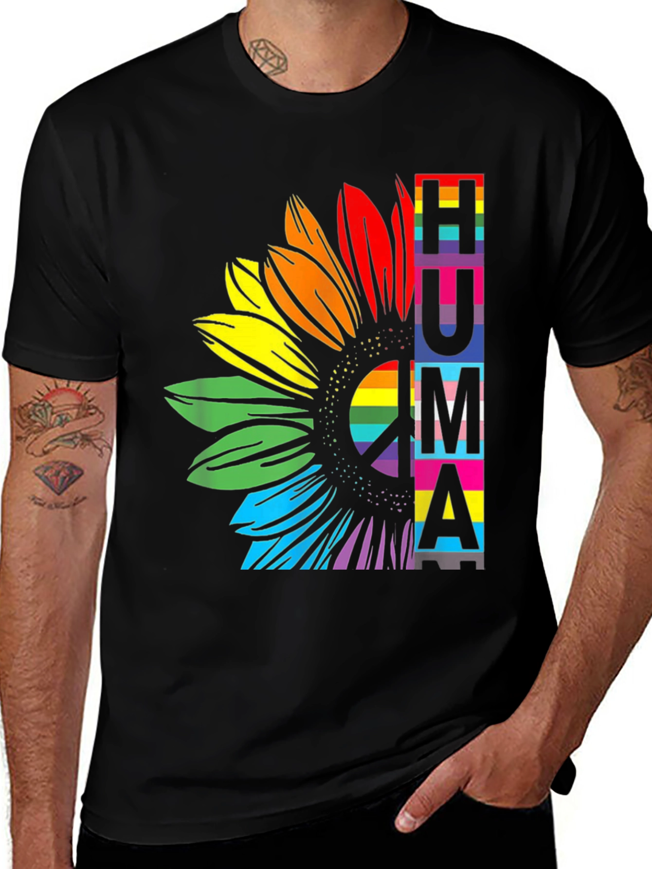 Pride Sunflower Human T-Shirt