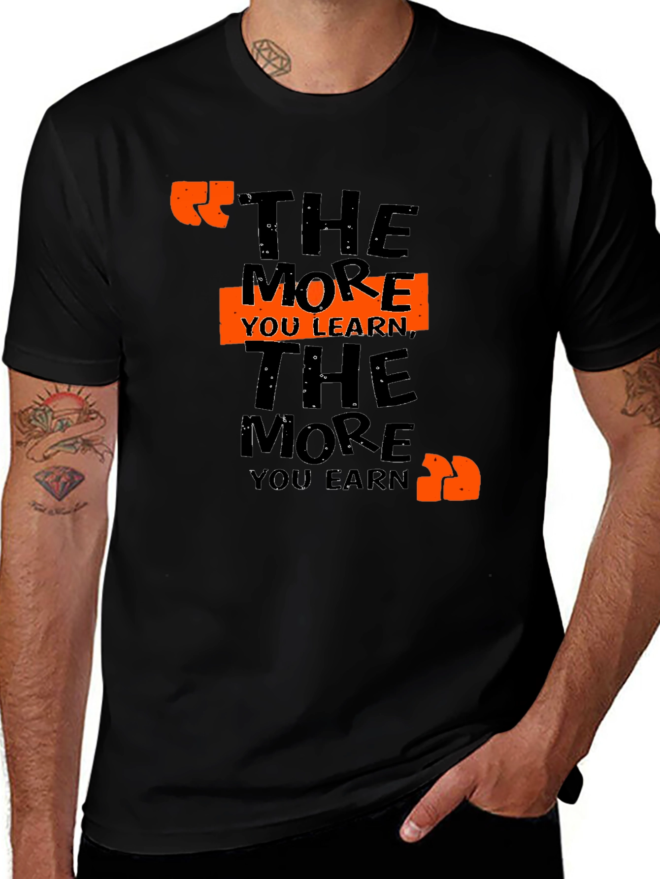 Variant 25 of The More You Learn T-Shirt