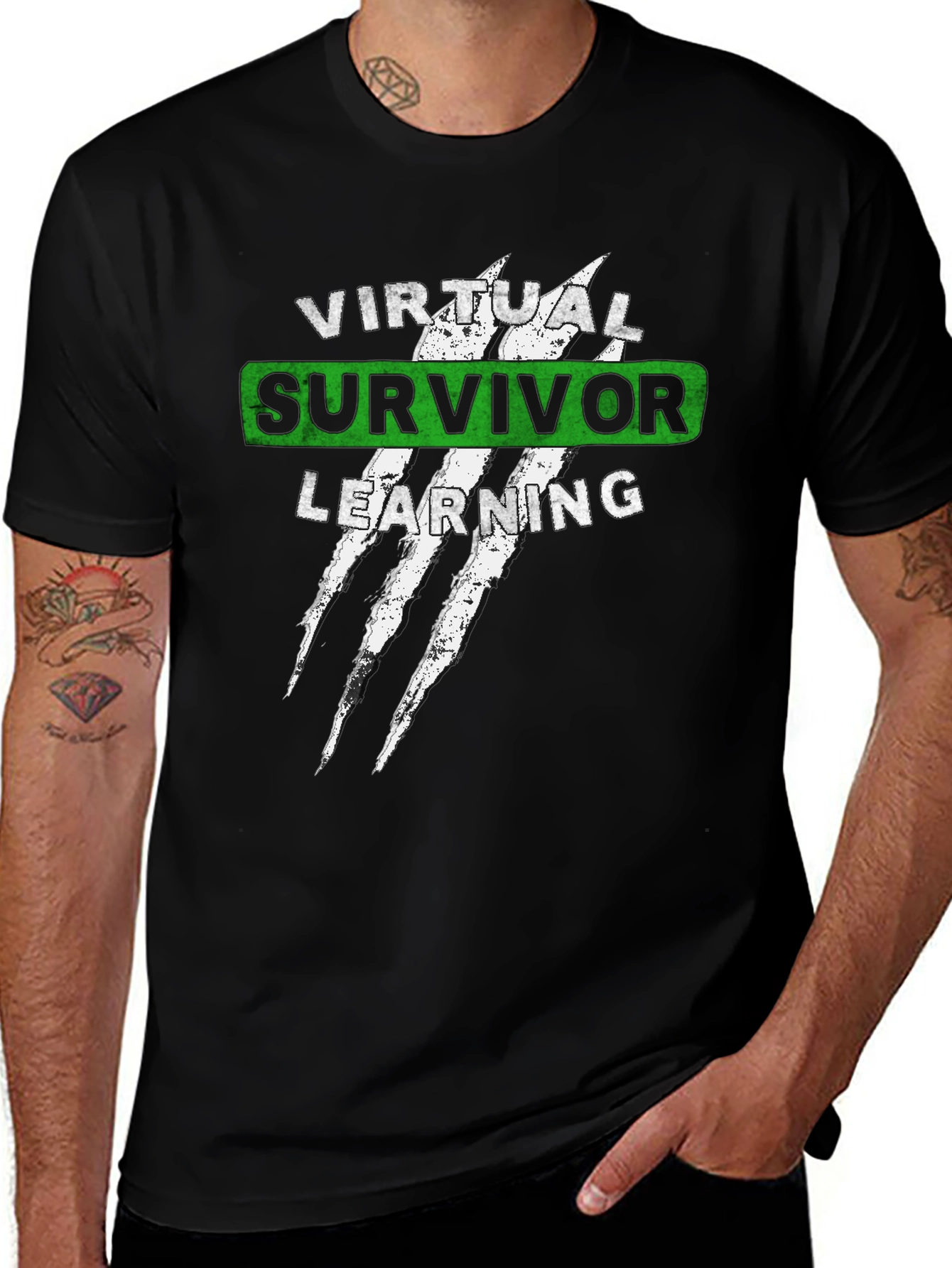 Variant 9 of Virtual Survivor Learning T-Shirt