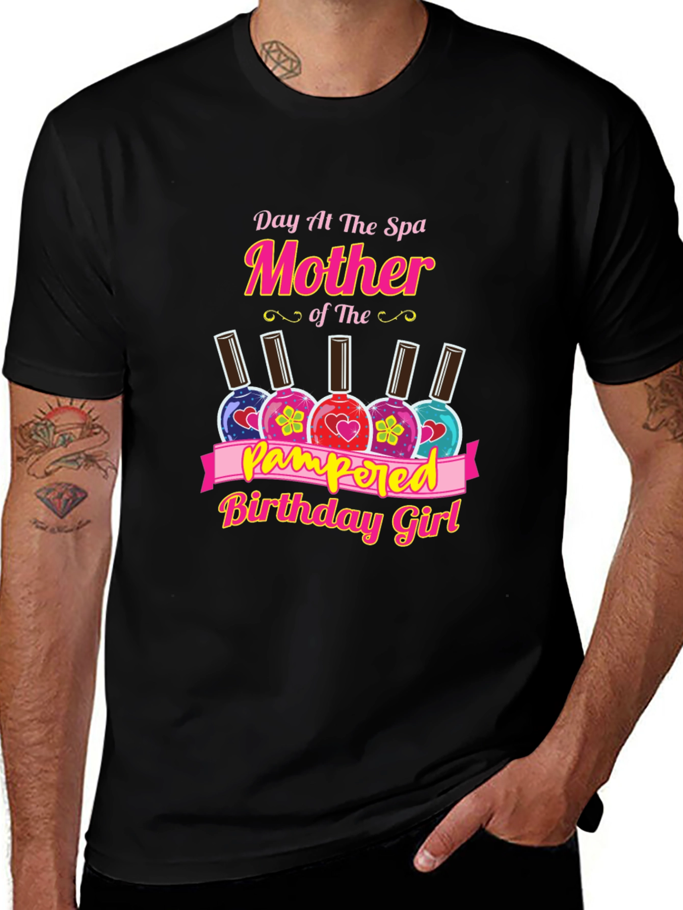 Variant 19 of Day at the Spa Mother Birthday Girl T-Shirt