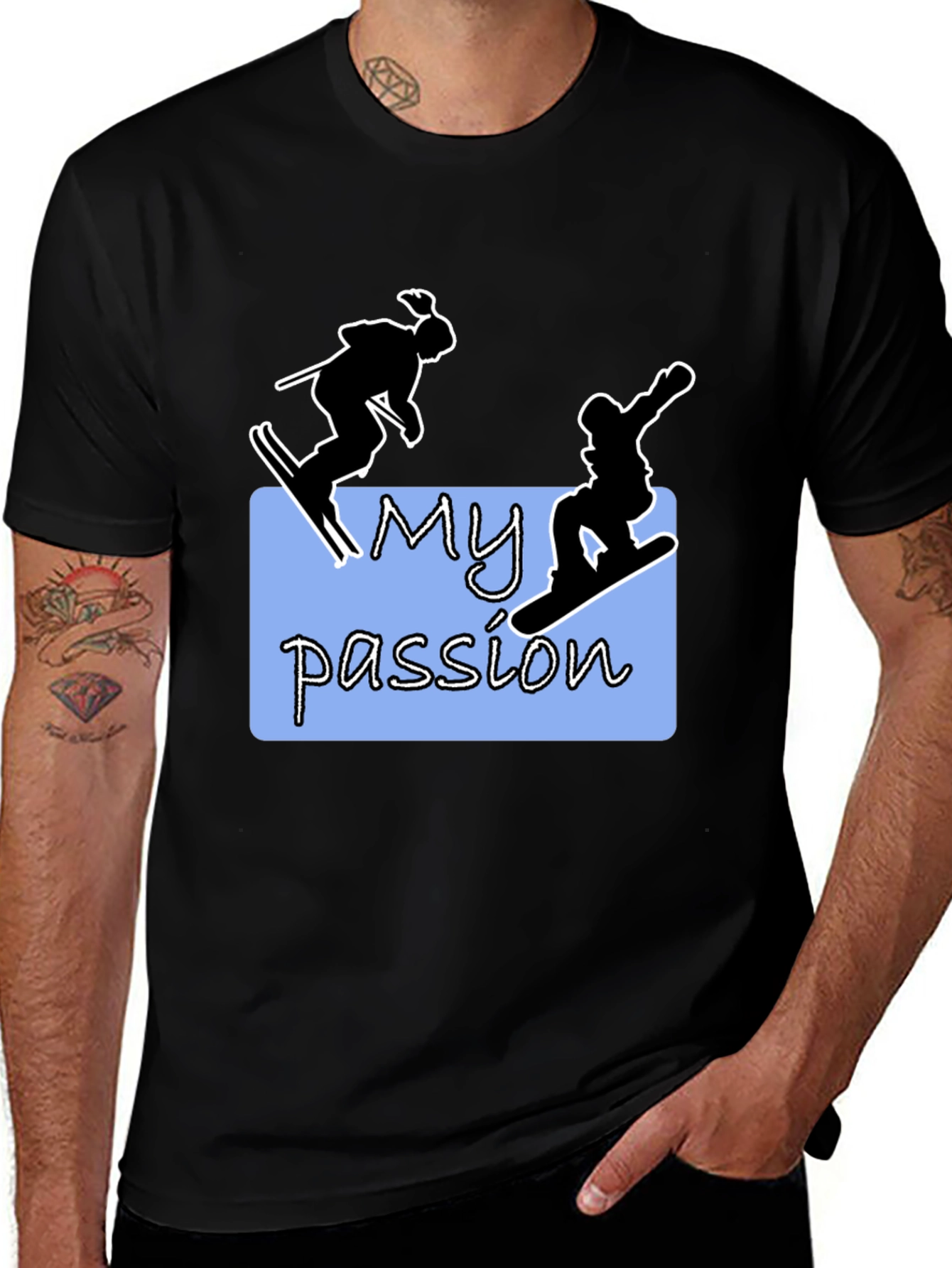 My Passion: Ski & Snowboard Graphic Tee