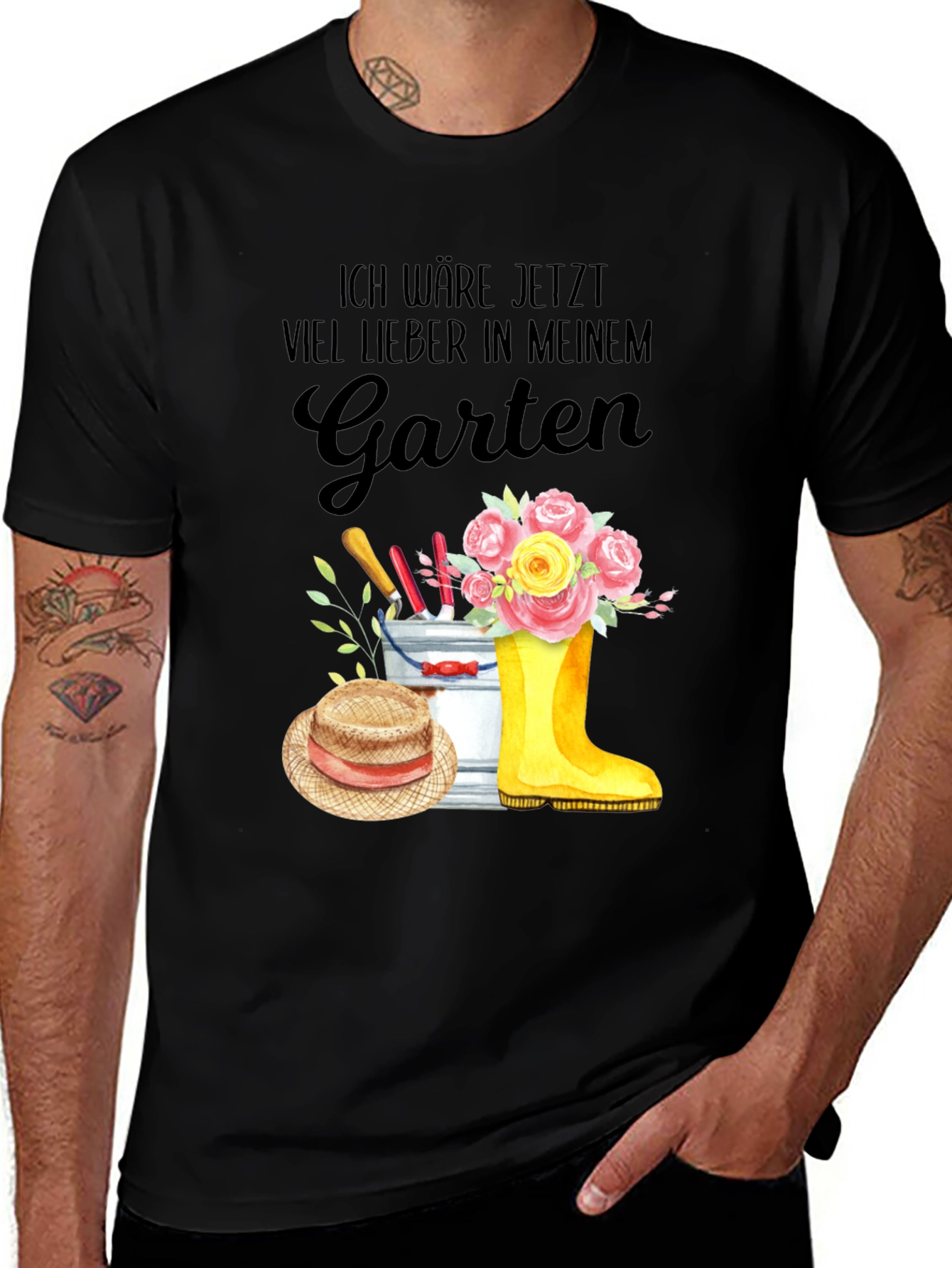 Variant 19 of Gardening Lover T-Shirt - Ich Wäre Jetzt Viel Lieber